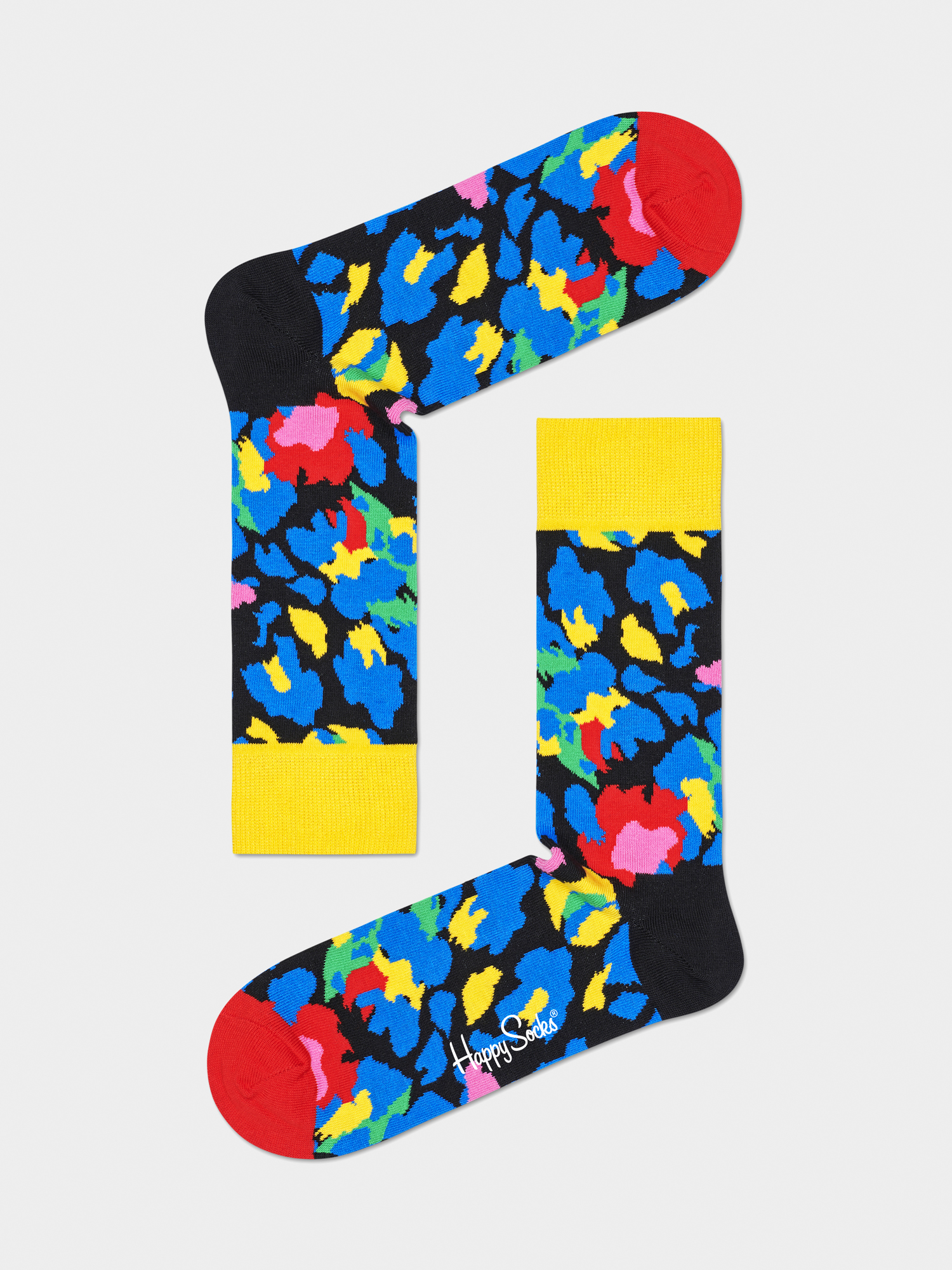 Skarpetki Happy Socks Leopard (yellow/blue)