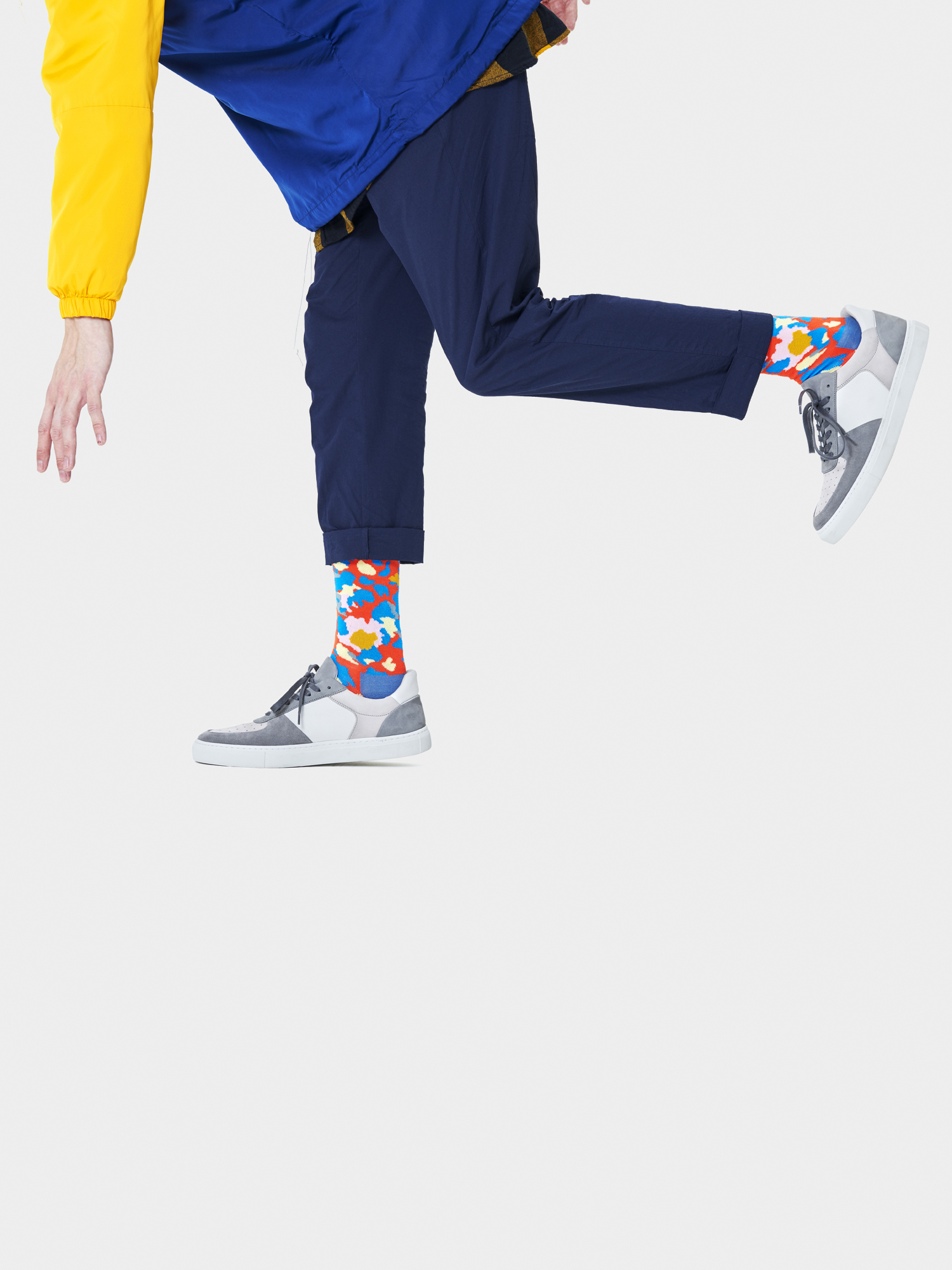 Skarpetki Happy Socks Wool New Leo (orange/blue)