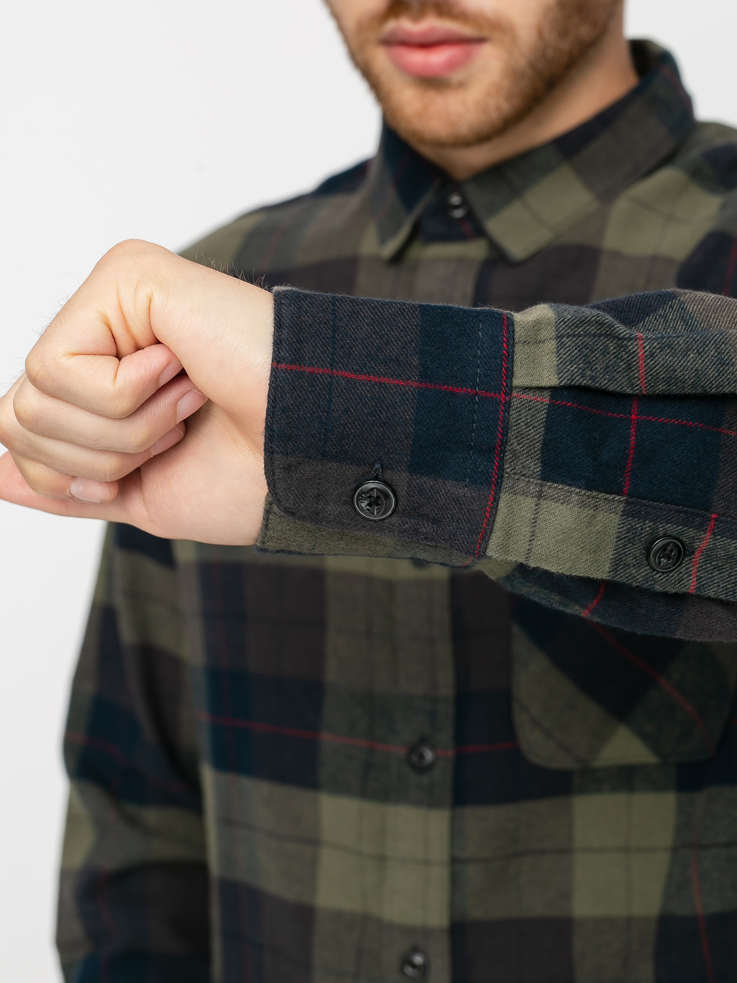 Koszula Volcom Caden Plaid (army green combo)