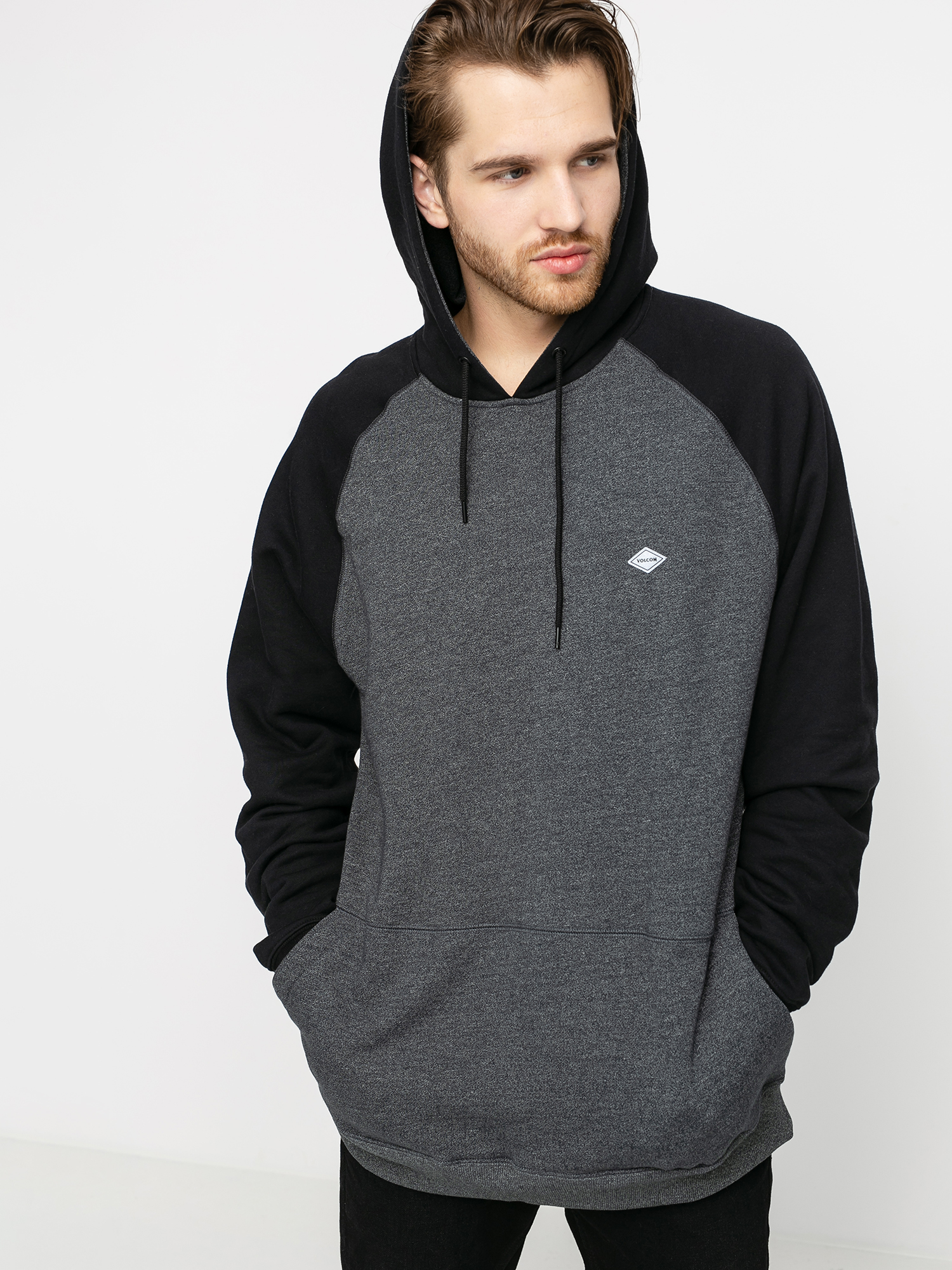 Bluza z kapturem Volcom Homak HD (heather grey)