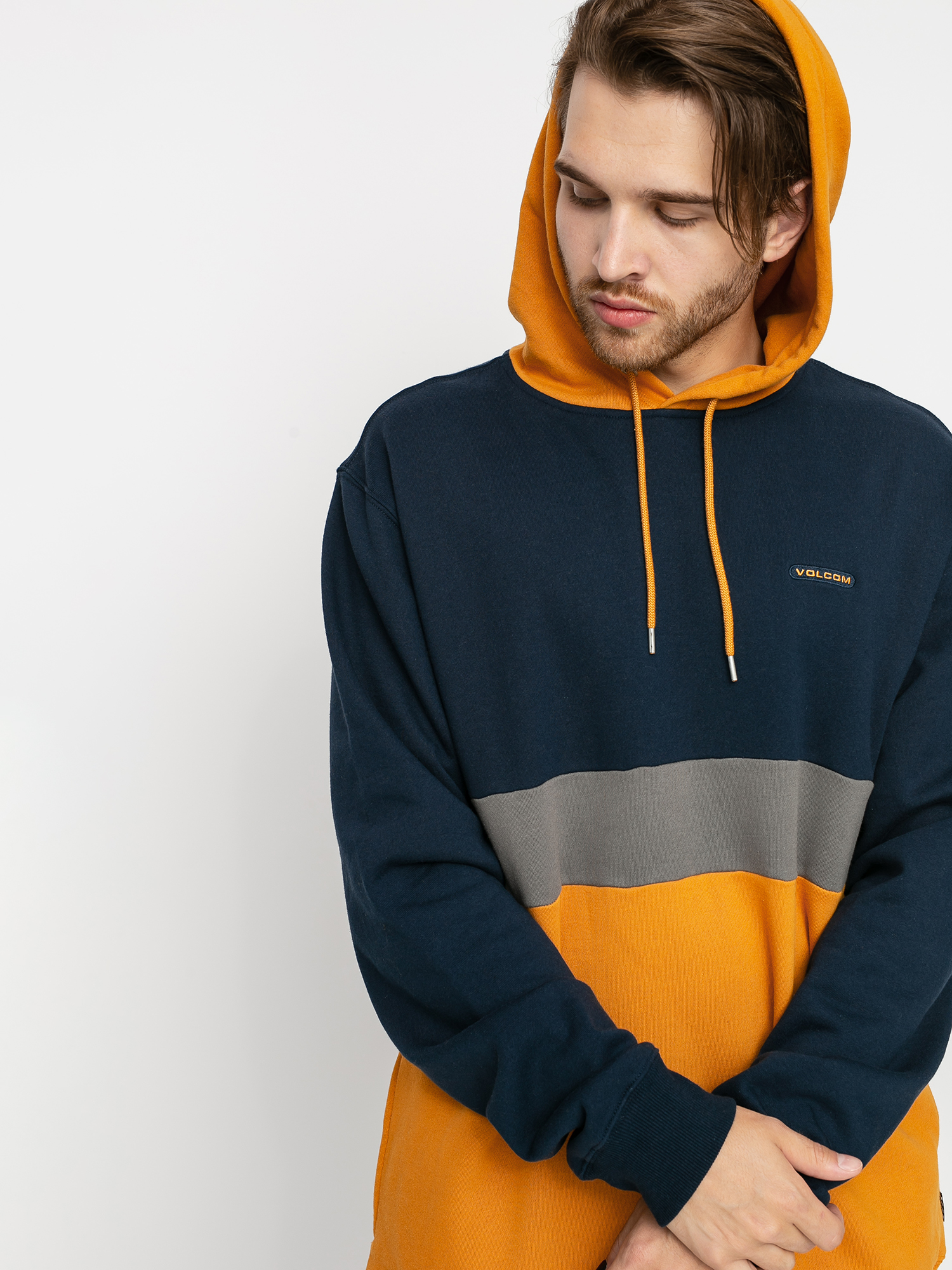 Bluza z kapturem Volcom Sngl Stn Div HD (inca gold)