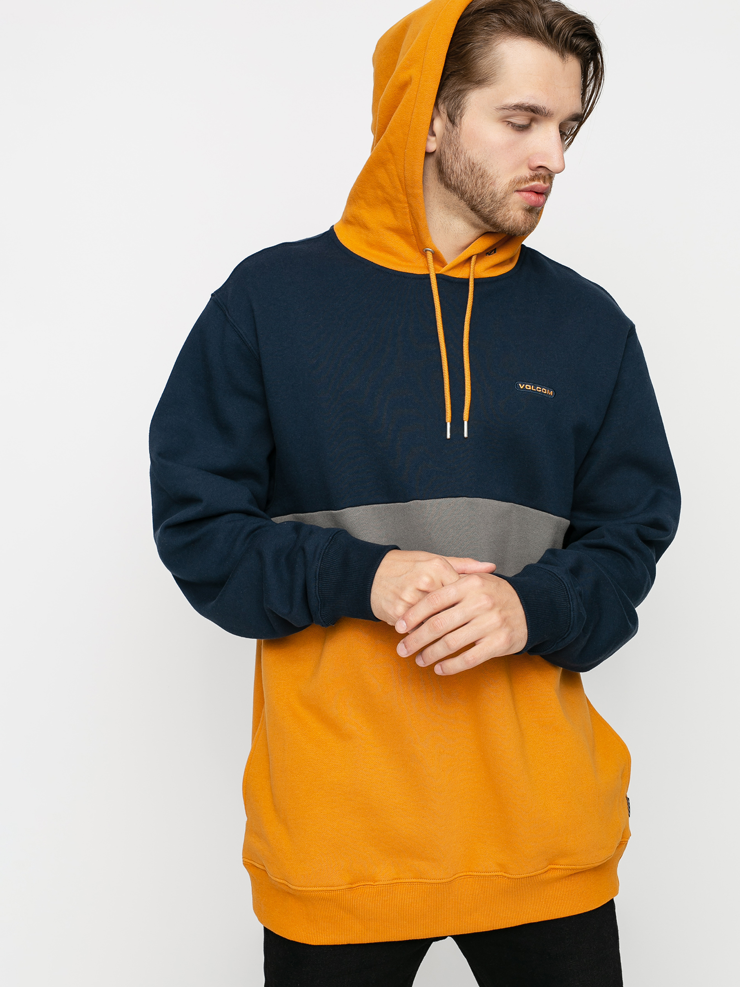 Bluza z kapturem Volcom Sngl Stn Div HD (inca gold)