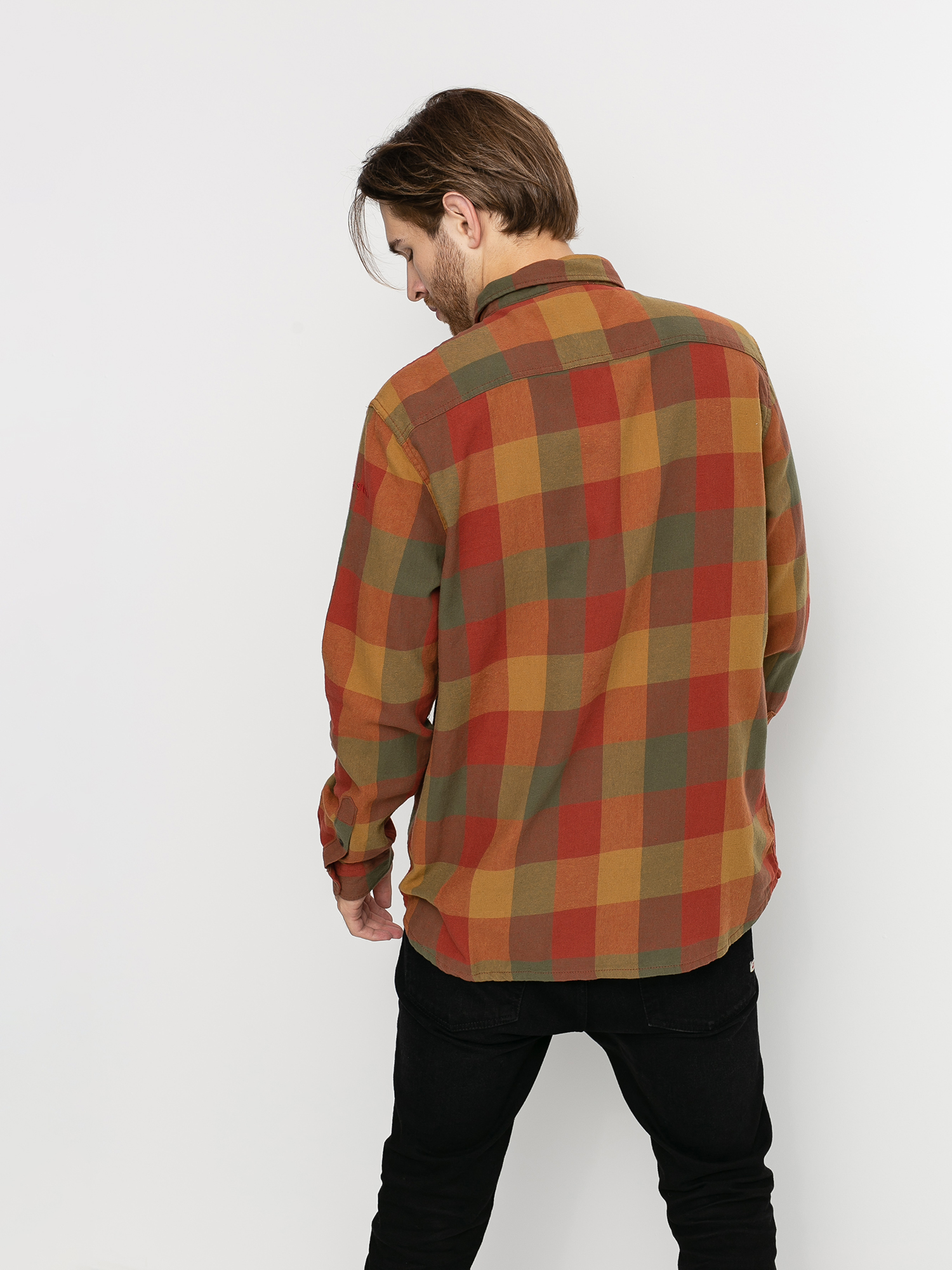 Koszula Quiksilver Motherfly Flannel (henna motherfly)