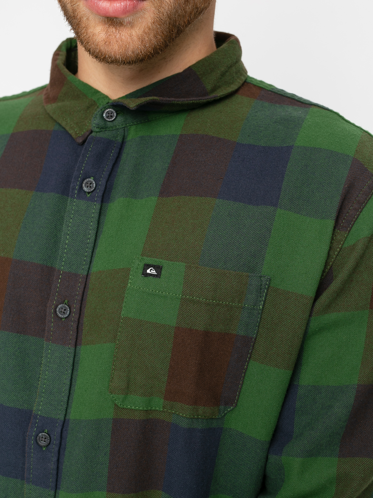 Koszula Quiksilver Motherfly Flannel (greener pasture motherfly)