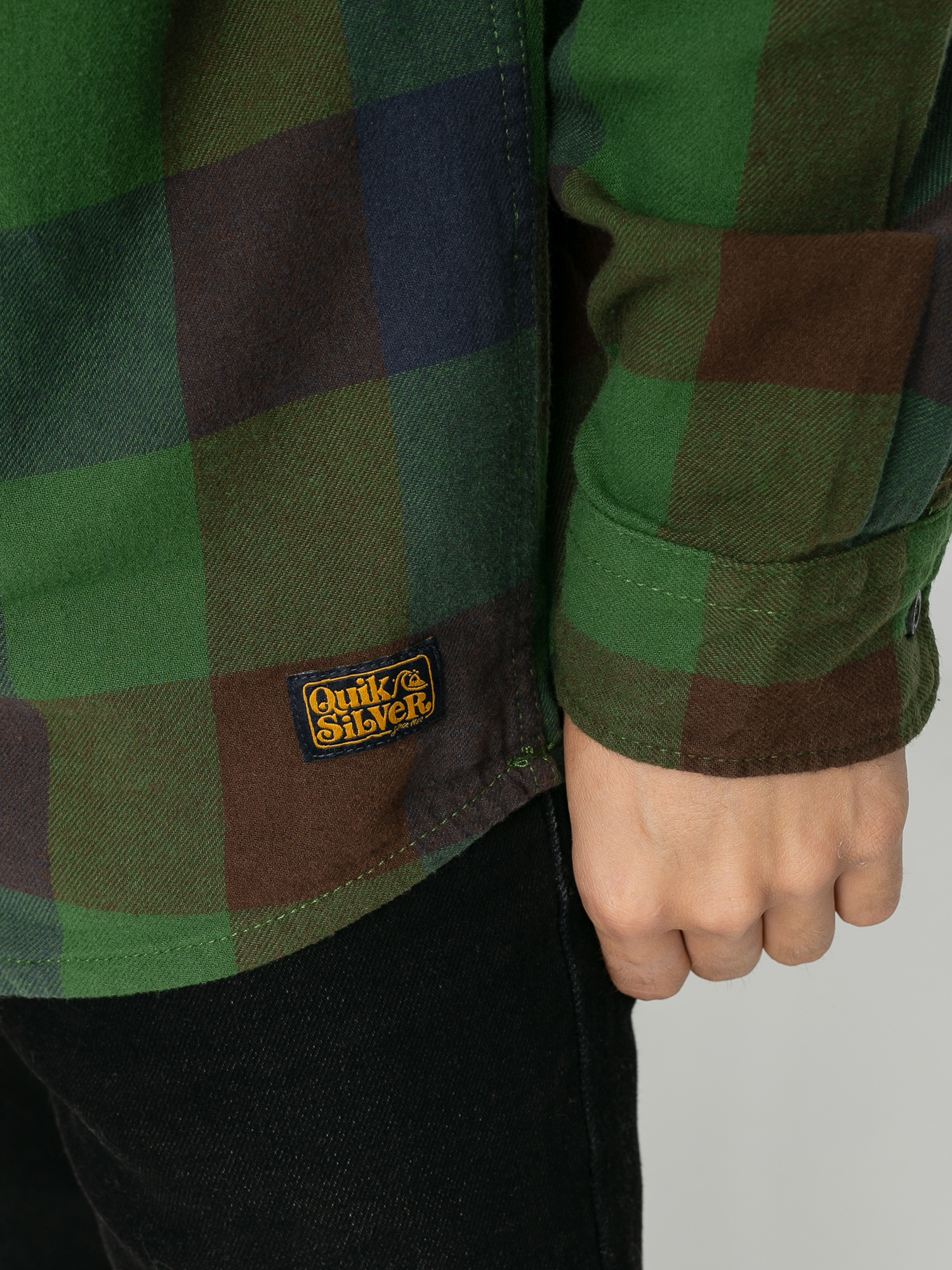 Koszula Quiksilver Motherfly Flannel (greener pasture motherfly)