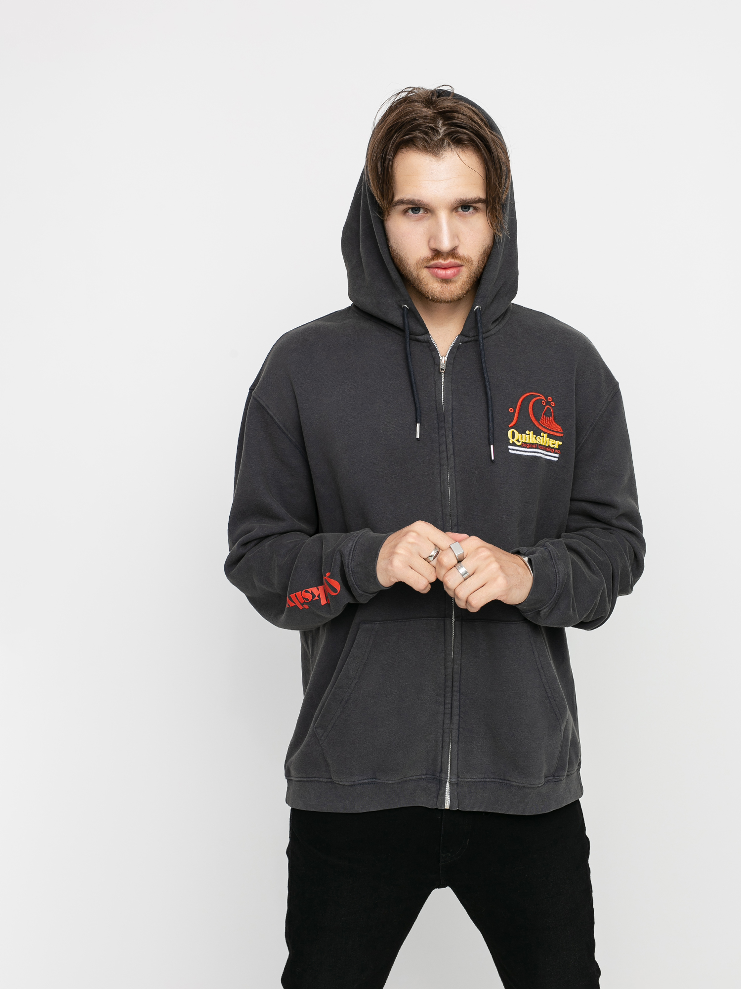 Bluza z kapturem Quiksilver Sweet As Slab ZHD (parisian night)