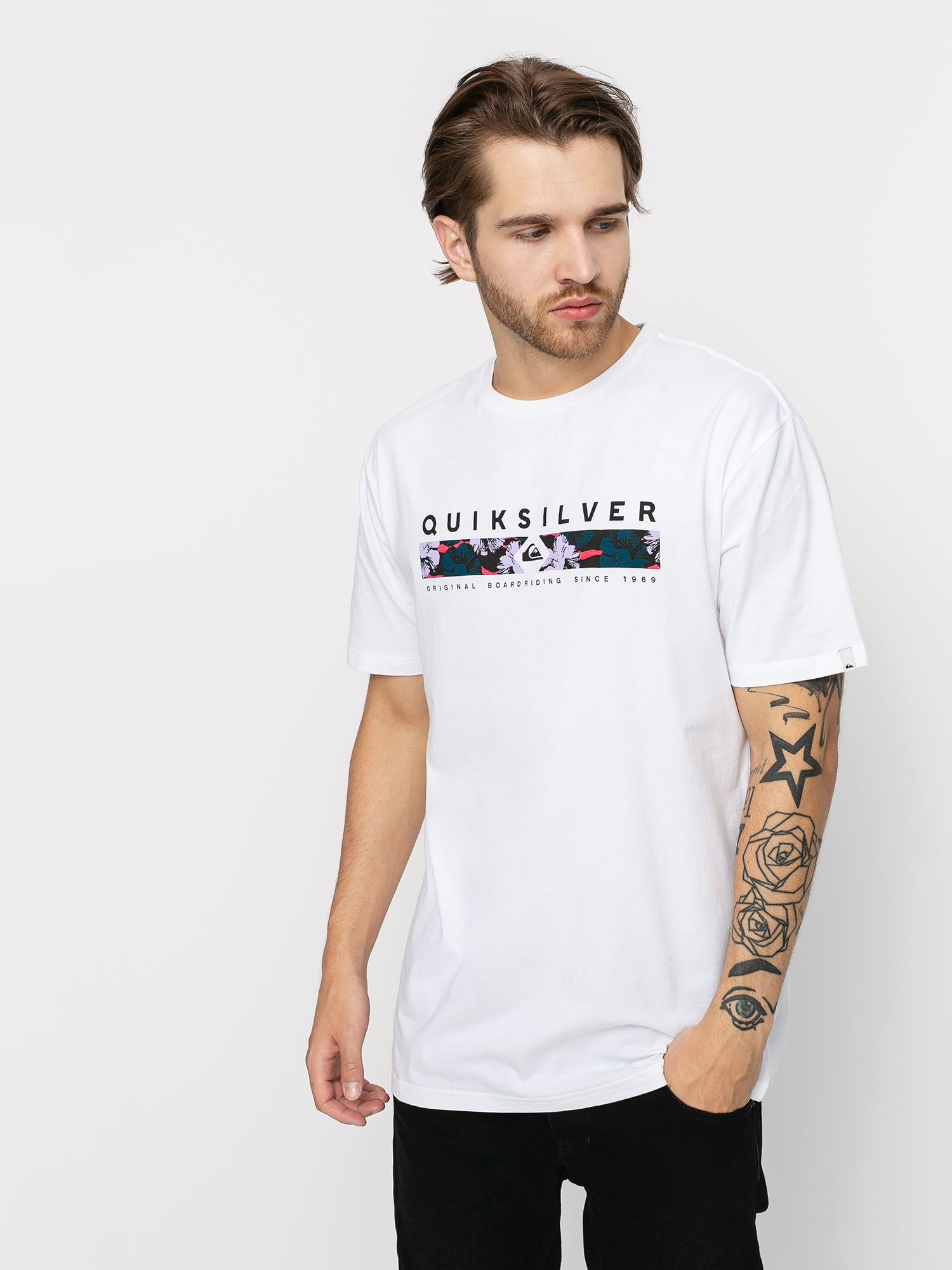 T-shirt Quiksilver Jungle Jim (white)