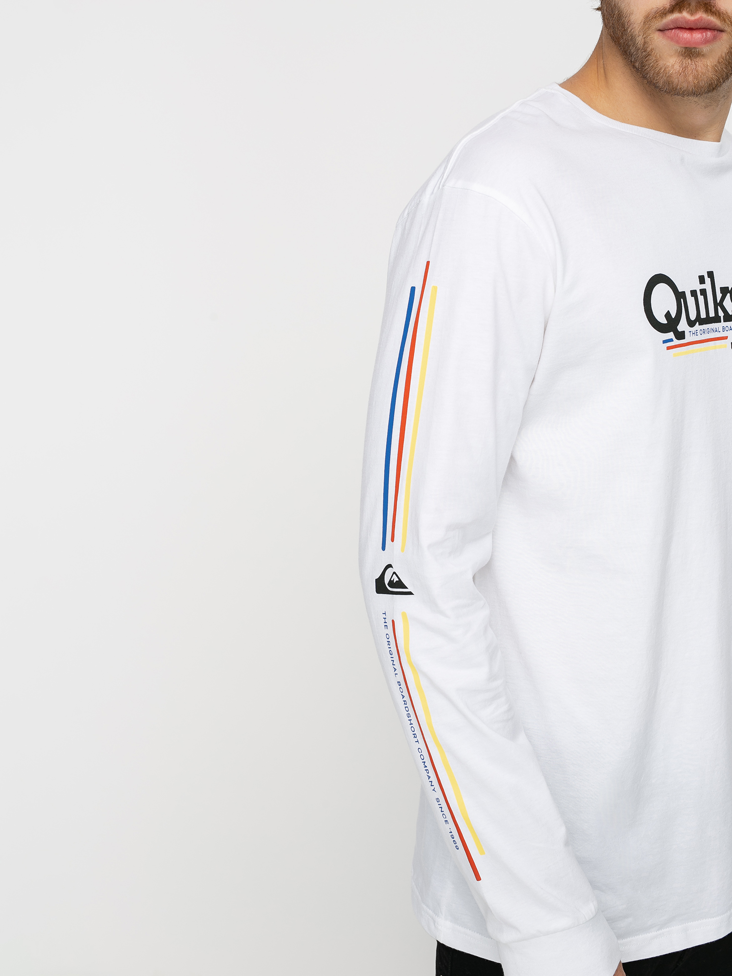 Longsleeve Quiksilver Tropical Lines (white)