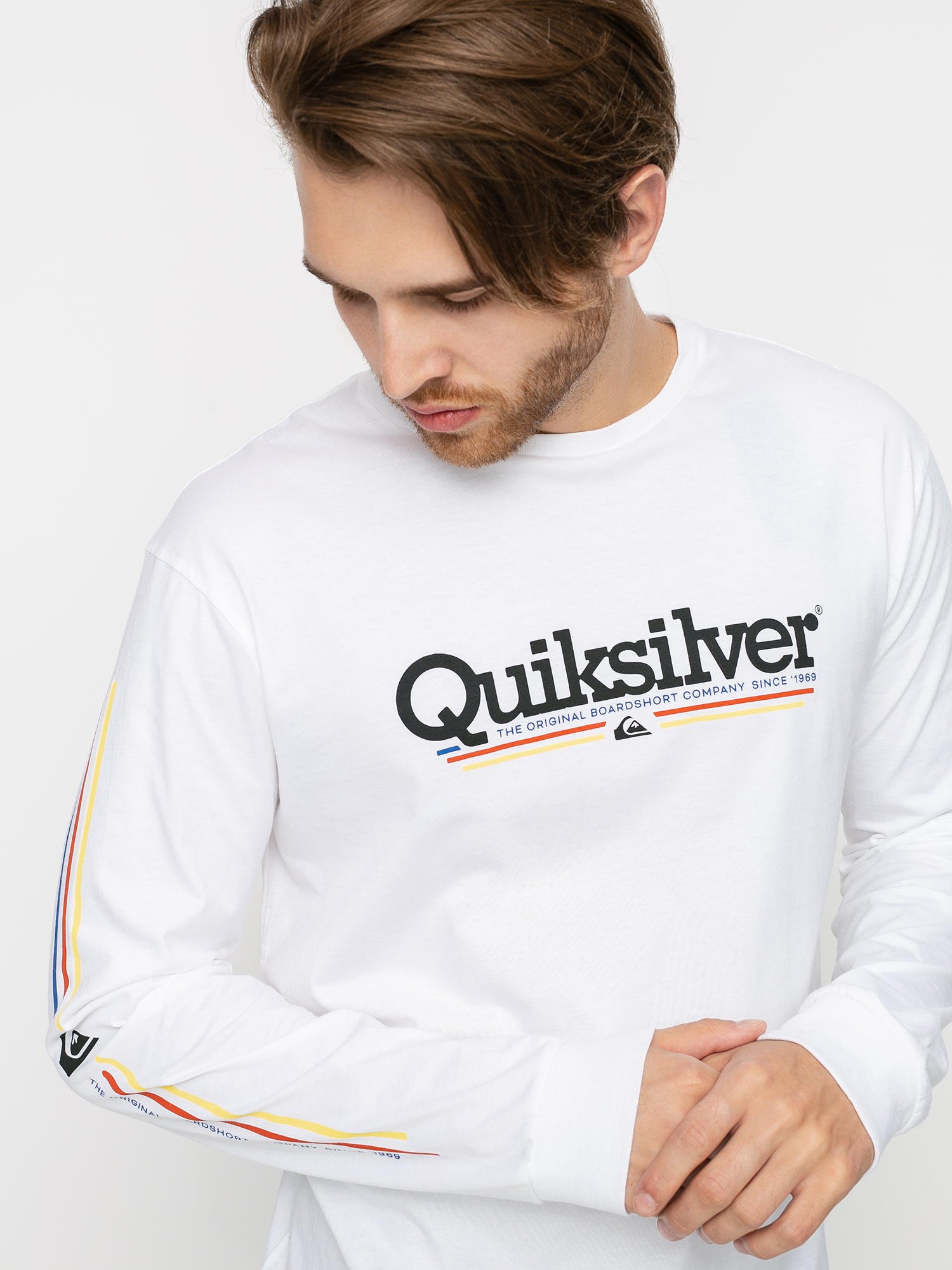 Longsleeve Quiksilver Tropical Lines (white)