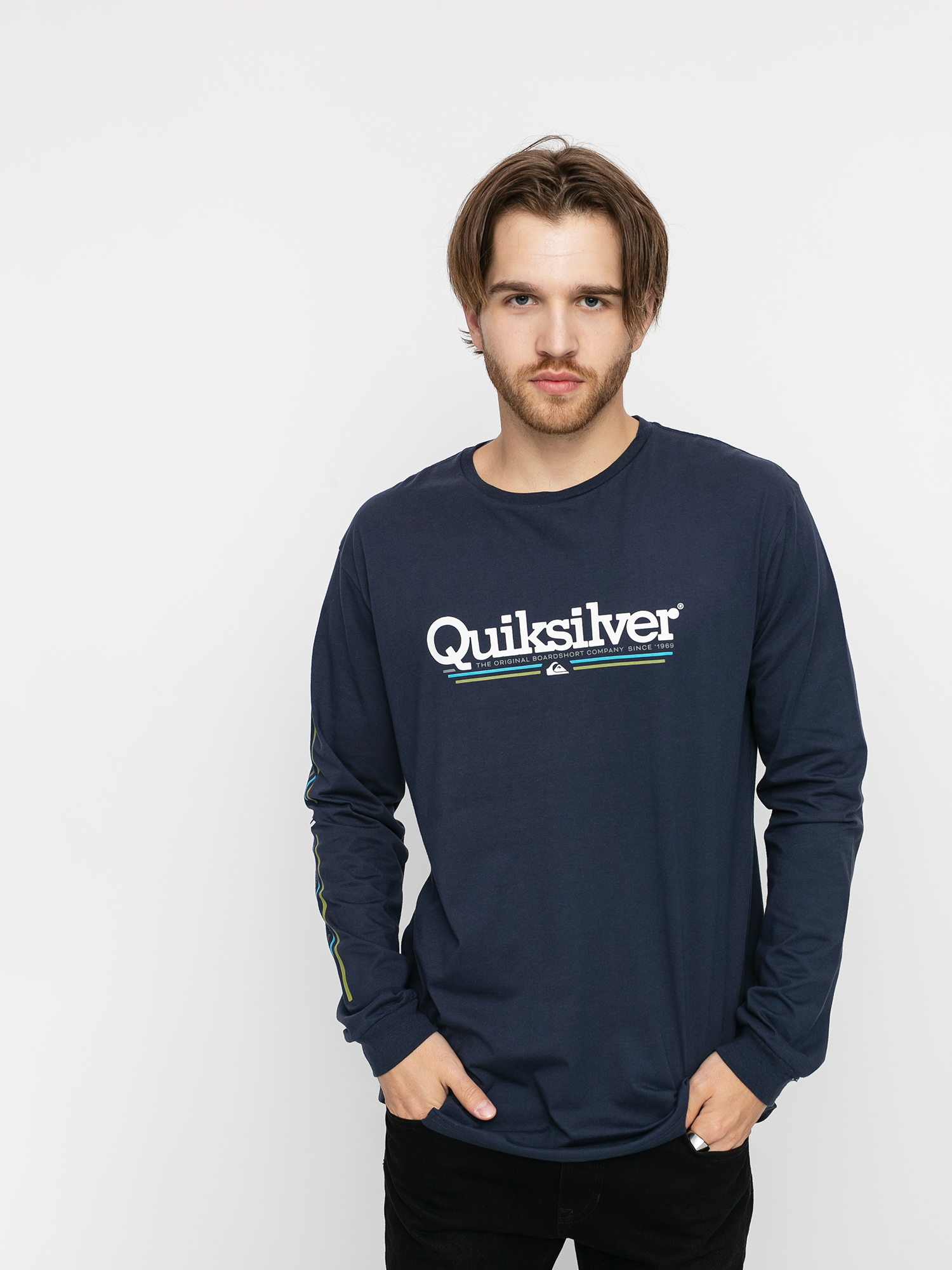 Longsleeve Quiksilver Tropical Lines (parisian night)