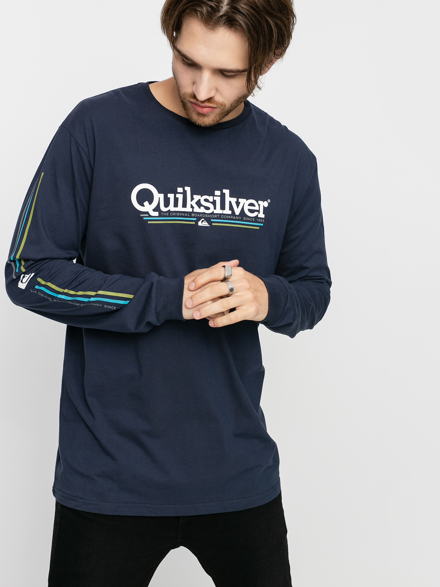 Longsleeve Quiksilver Tropical Lines (parisian night)