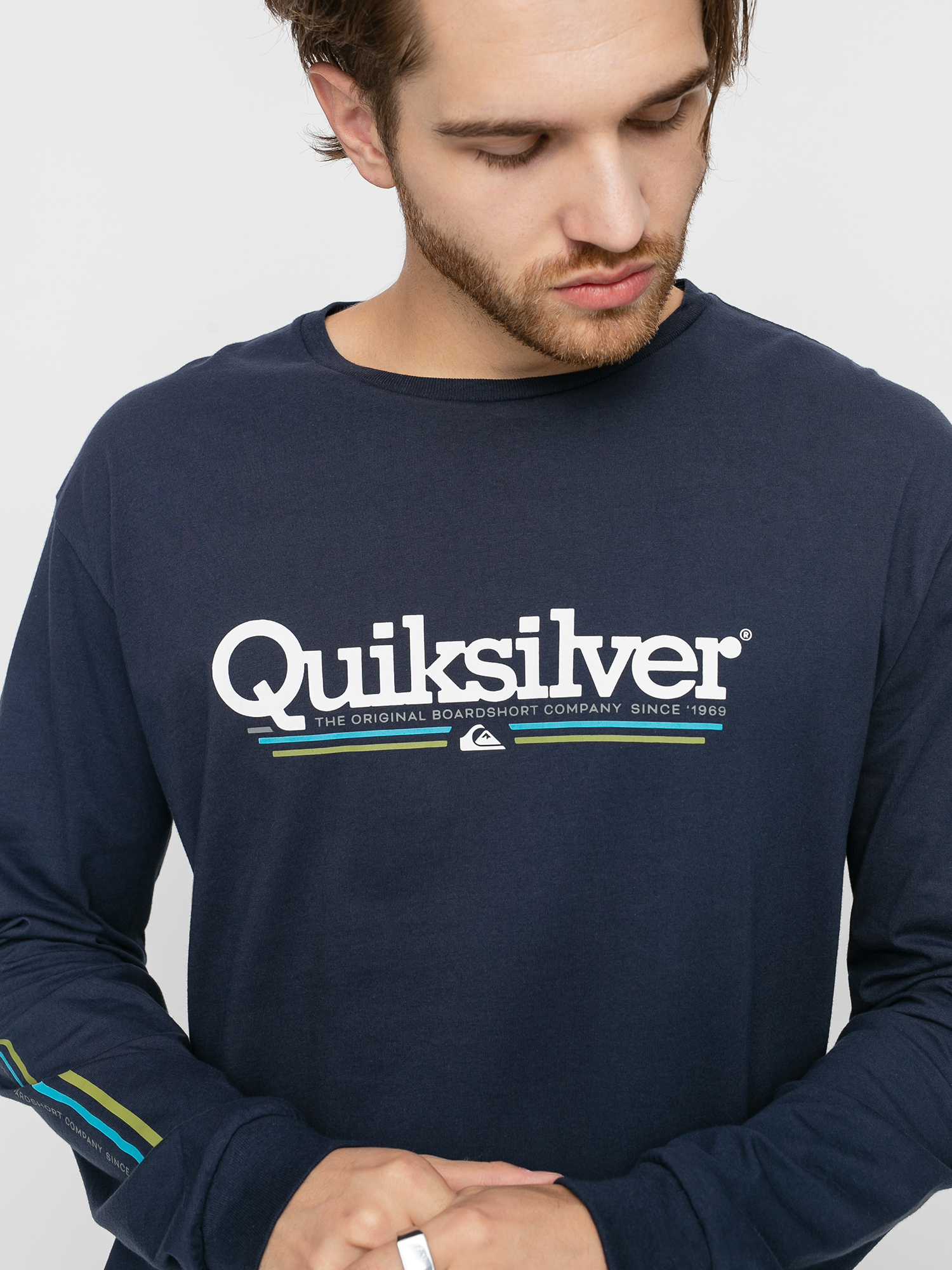 Longsleeve Quiksilver Tropical Lines (parisian night)