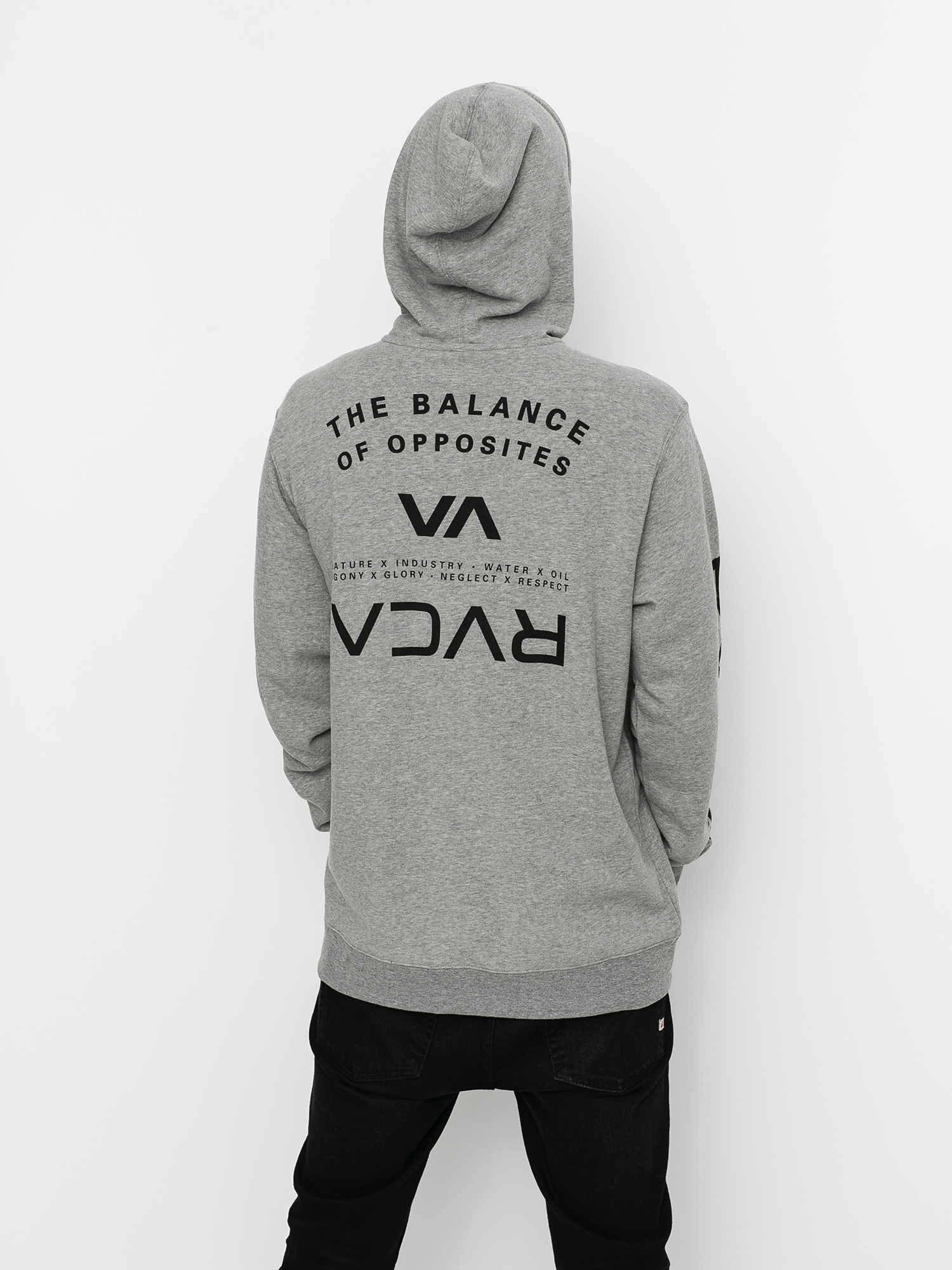 Bluza z kapturem RVCA Swift HD (heather grey)