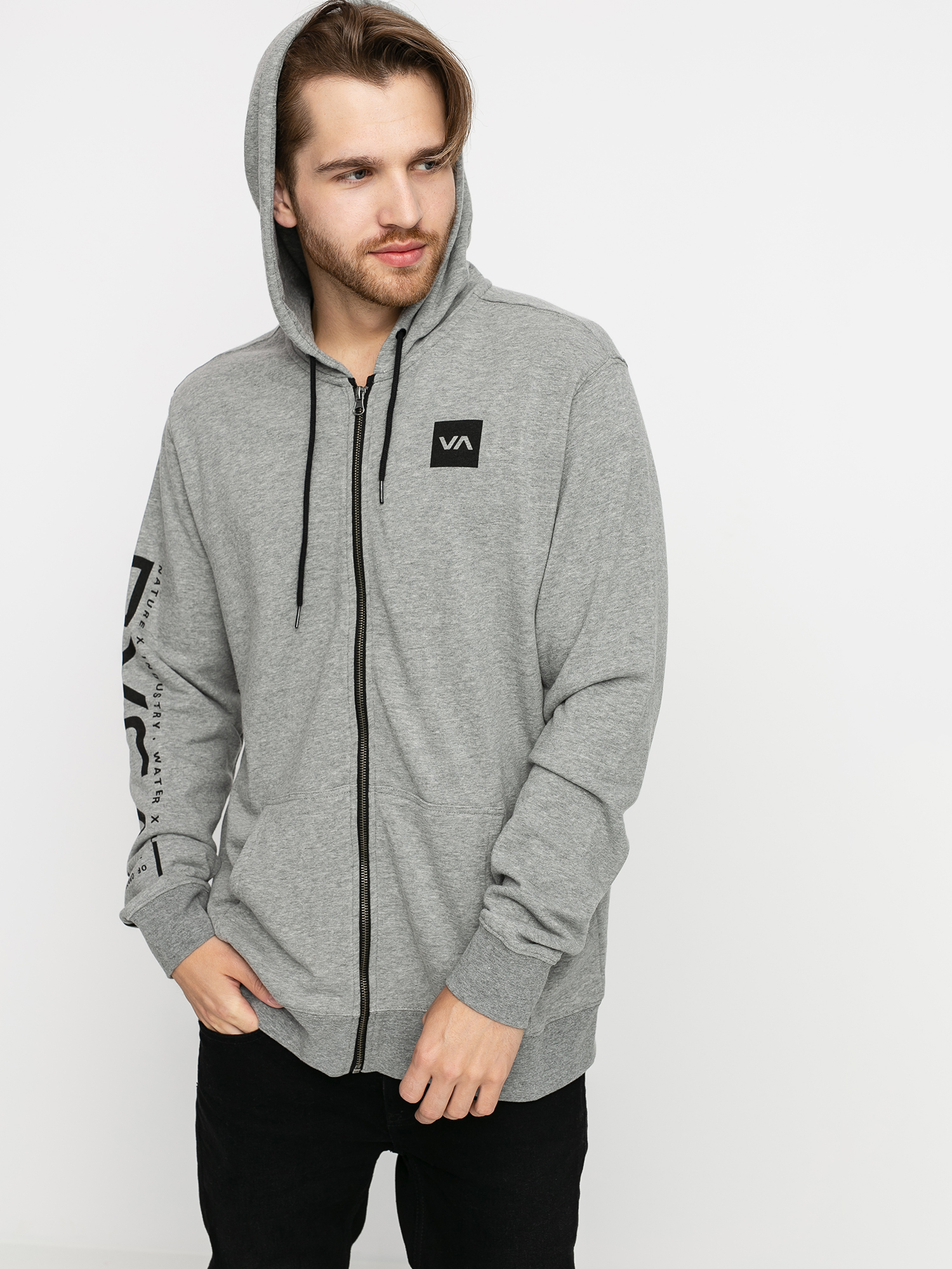 Bluza z kapturem RVCA Swift HD (heather grey)