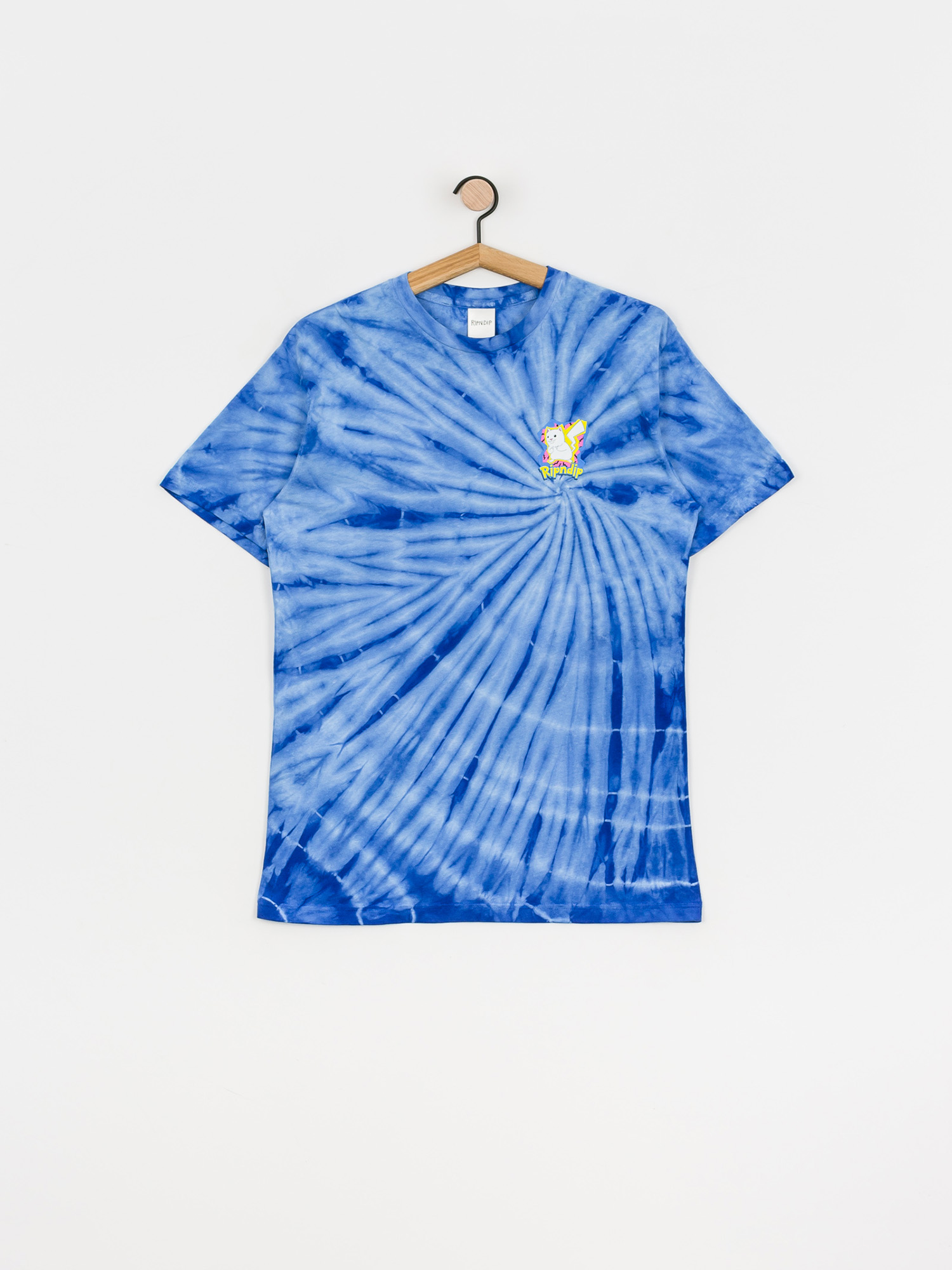 T-shirt RipNDip Catch Em All (blue spiral dye)