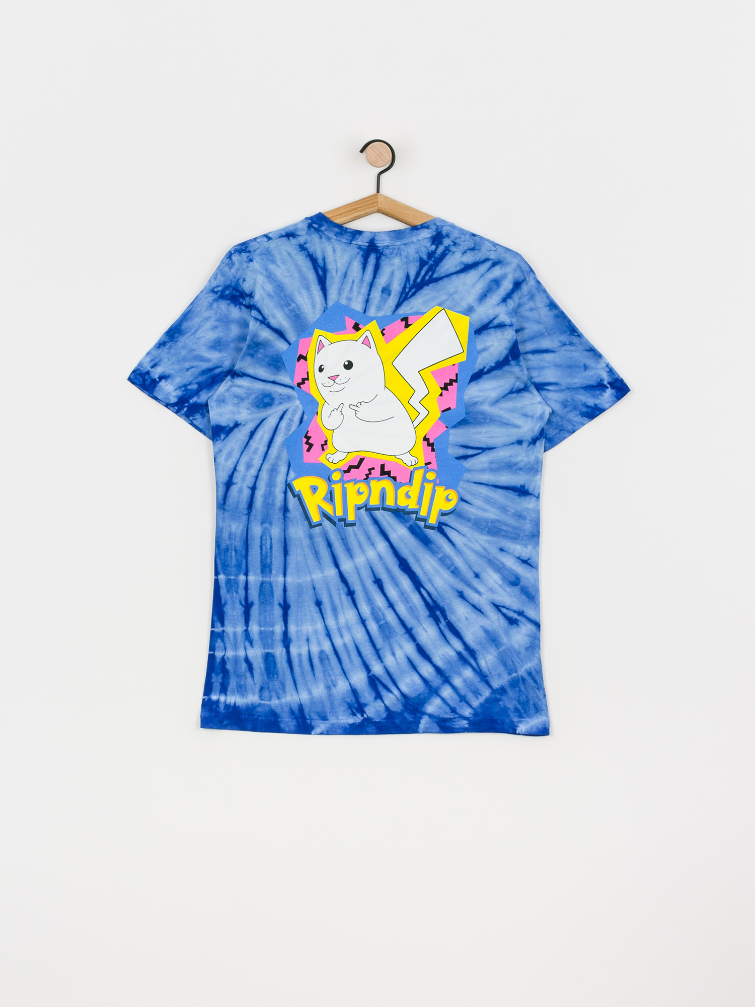 T-shirt RipNDip Catch Em All (blue spiral dye)