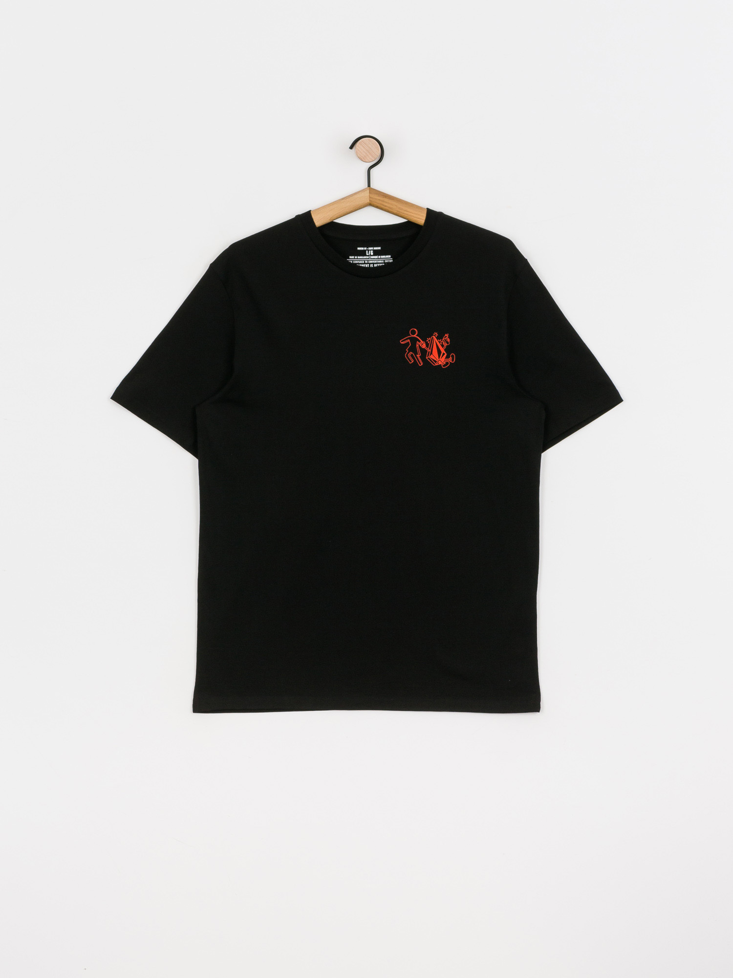 T-shirt Volcom X Girl Skateboards Stonely Rlx (black)