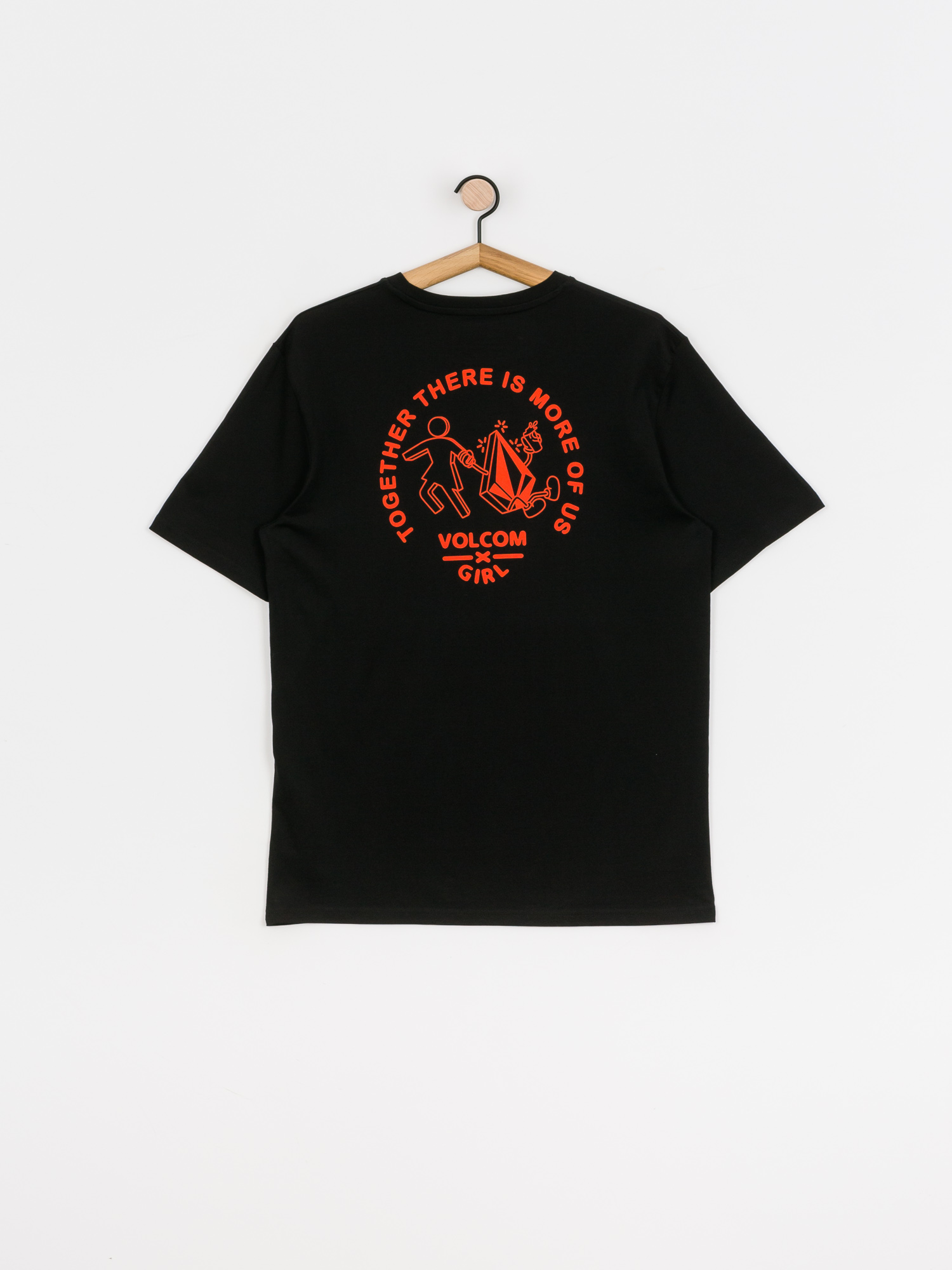 T-shirt Volcom X Girl Skateboards Stonely Rlx (black)