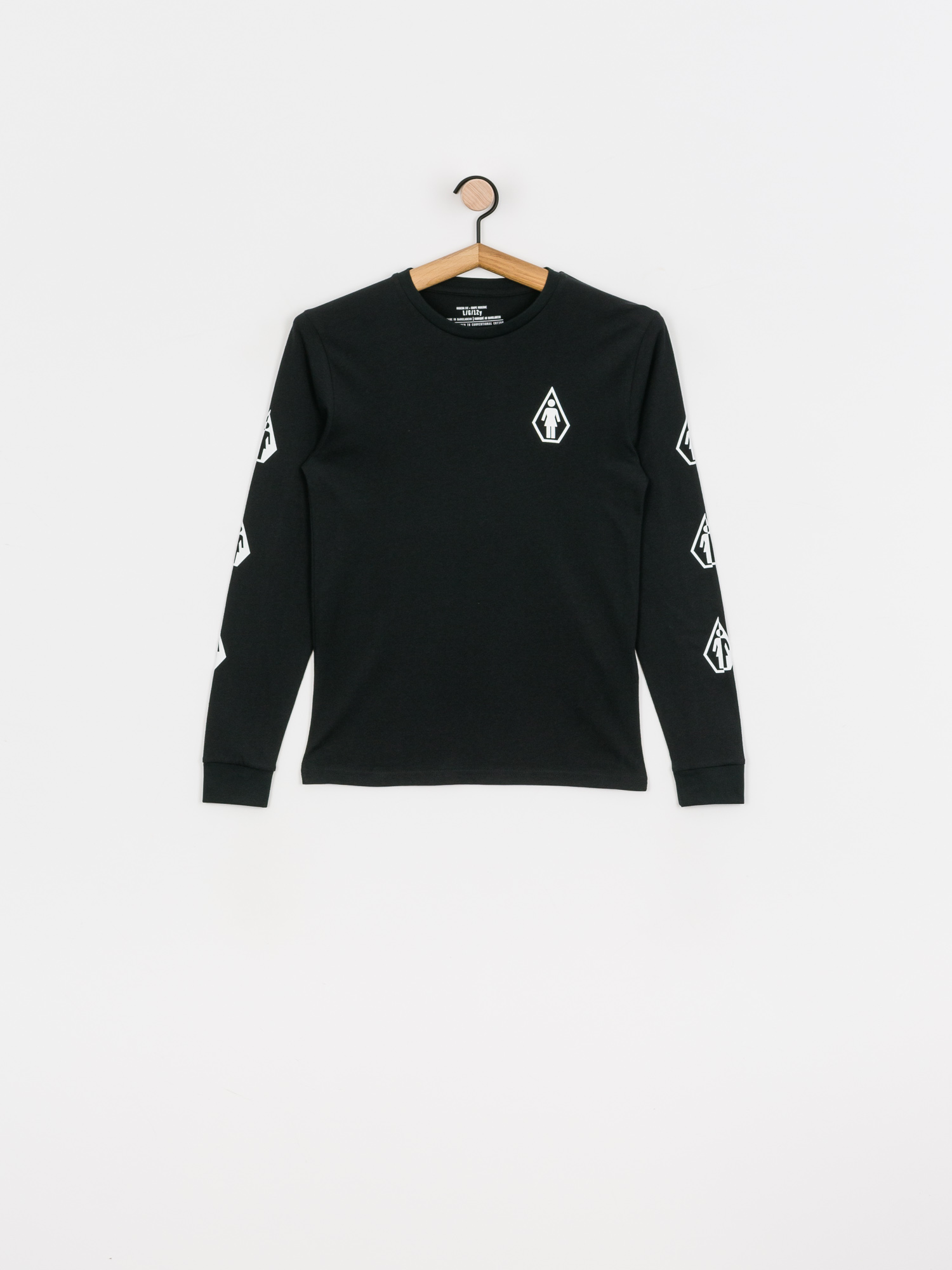 Longsleeve Volcom X Girl Skateboards Deadly Girl (black)