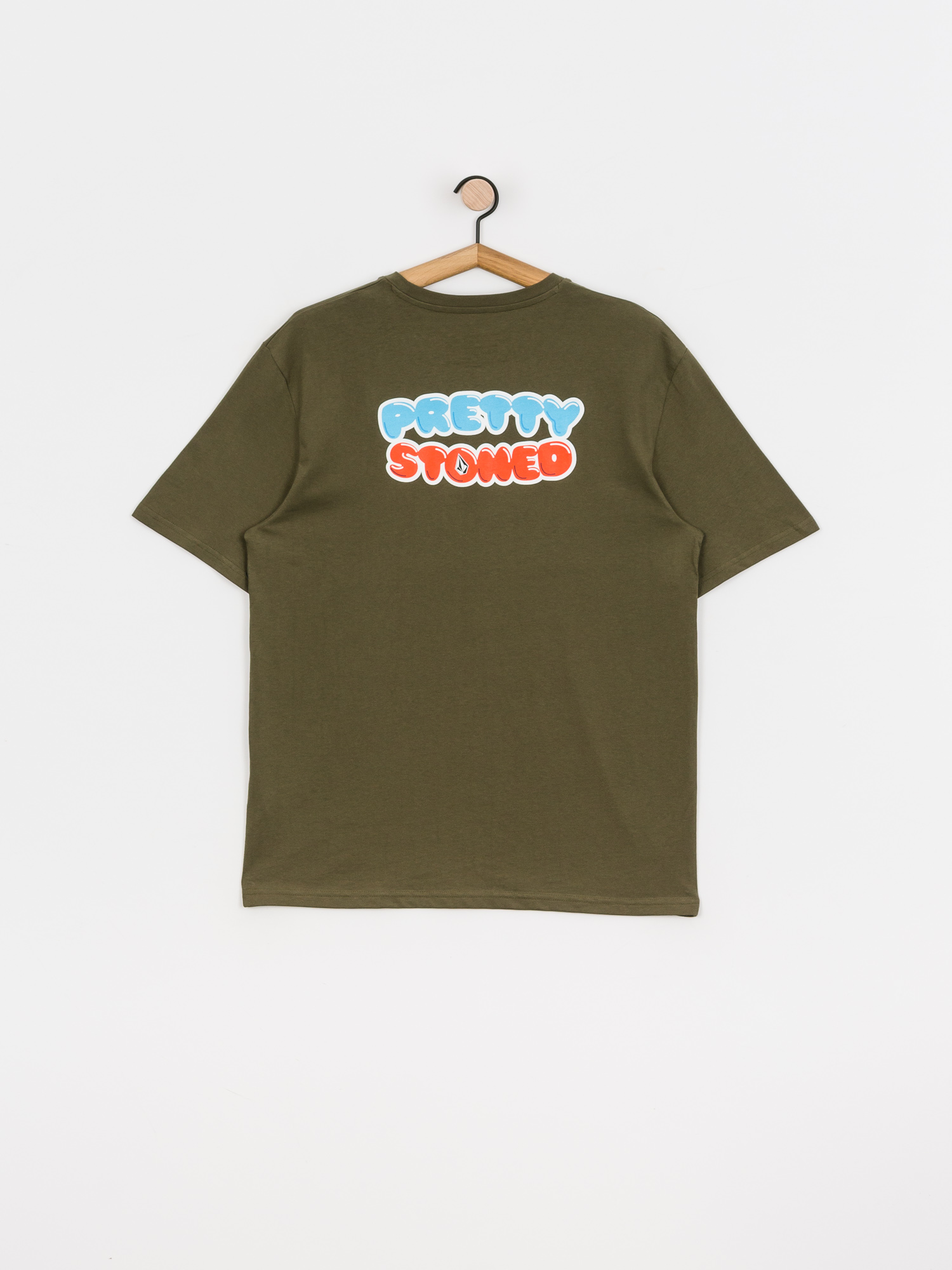 T-shirt Volcom X Girl Skateboards Pretty Stoned Rlx (military)