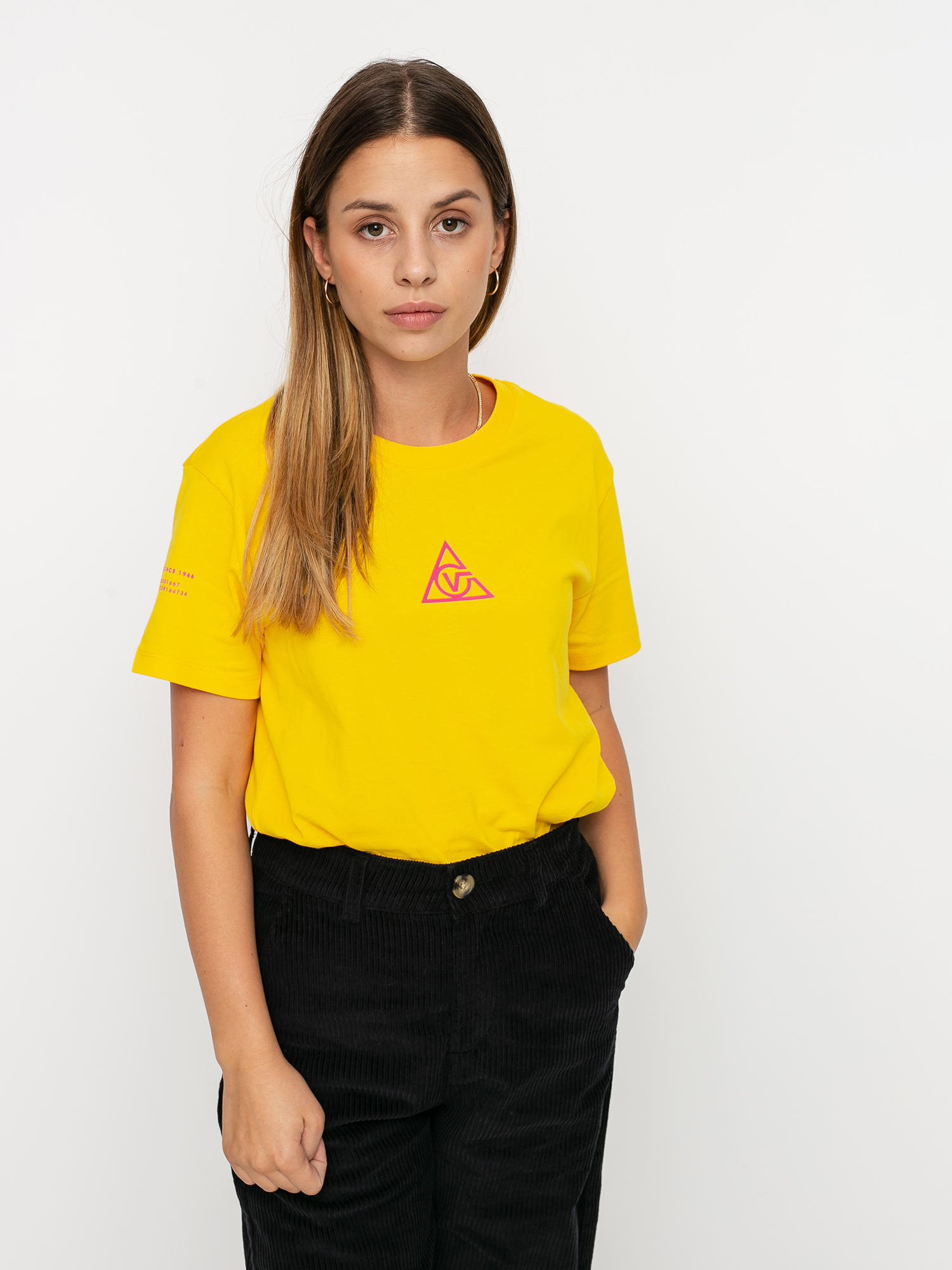 T-shirt Vans 66 Supply Wmn (lemon chrome)