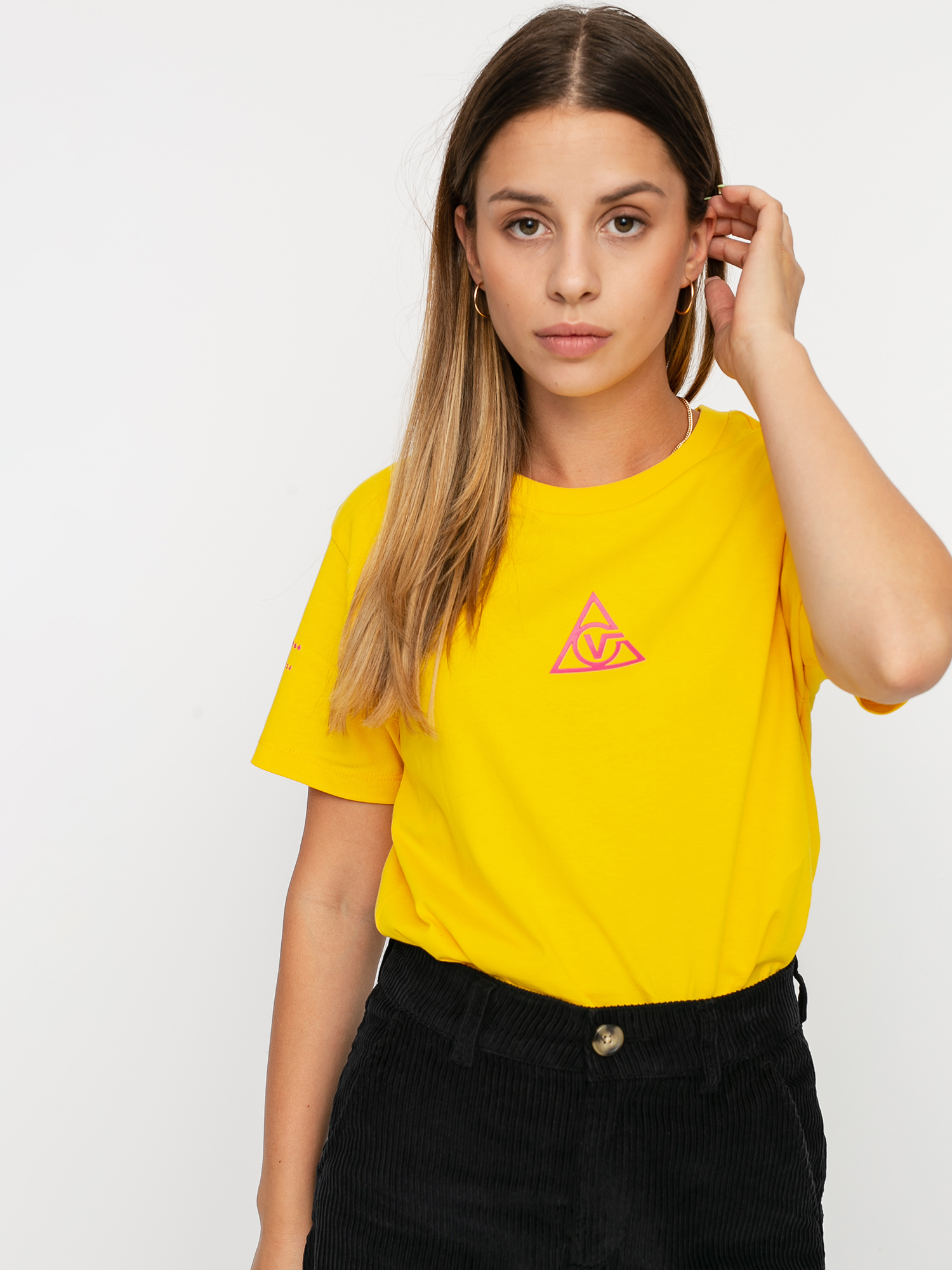 T-shirt Vans 66 Supply Wmn (lemon chrome)