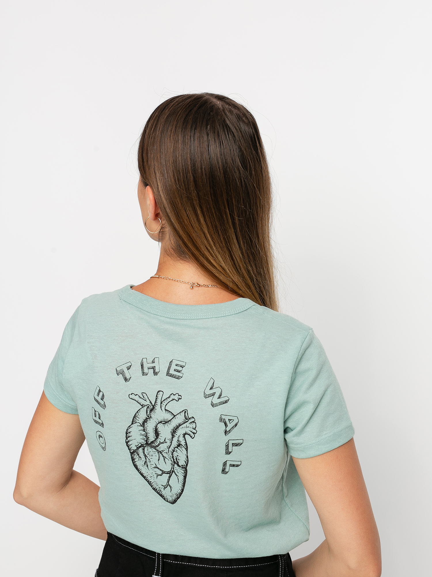 T-shirt Vans Heart Lizzie Baby Wmn (blue surf)