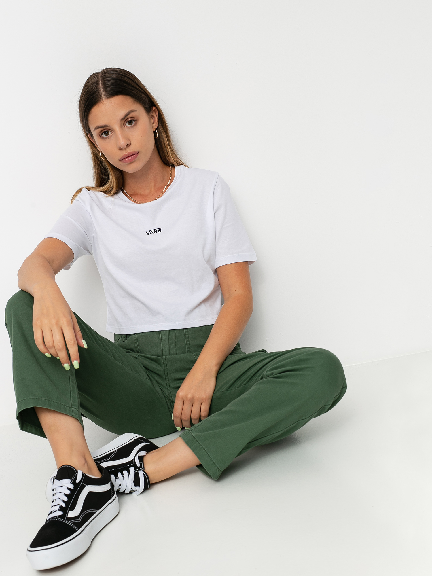 T-shirt Vans Flying V Crop Sport Wmn (white)