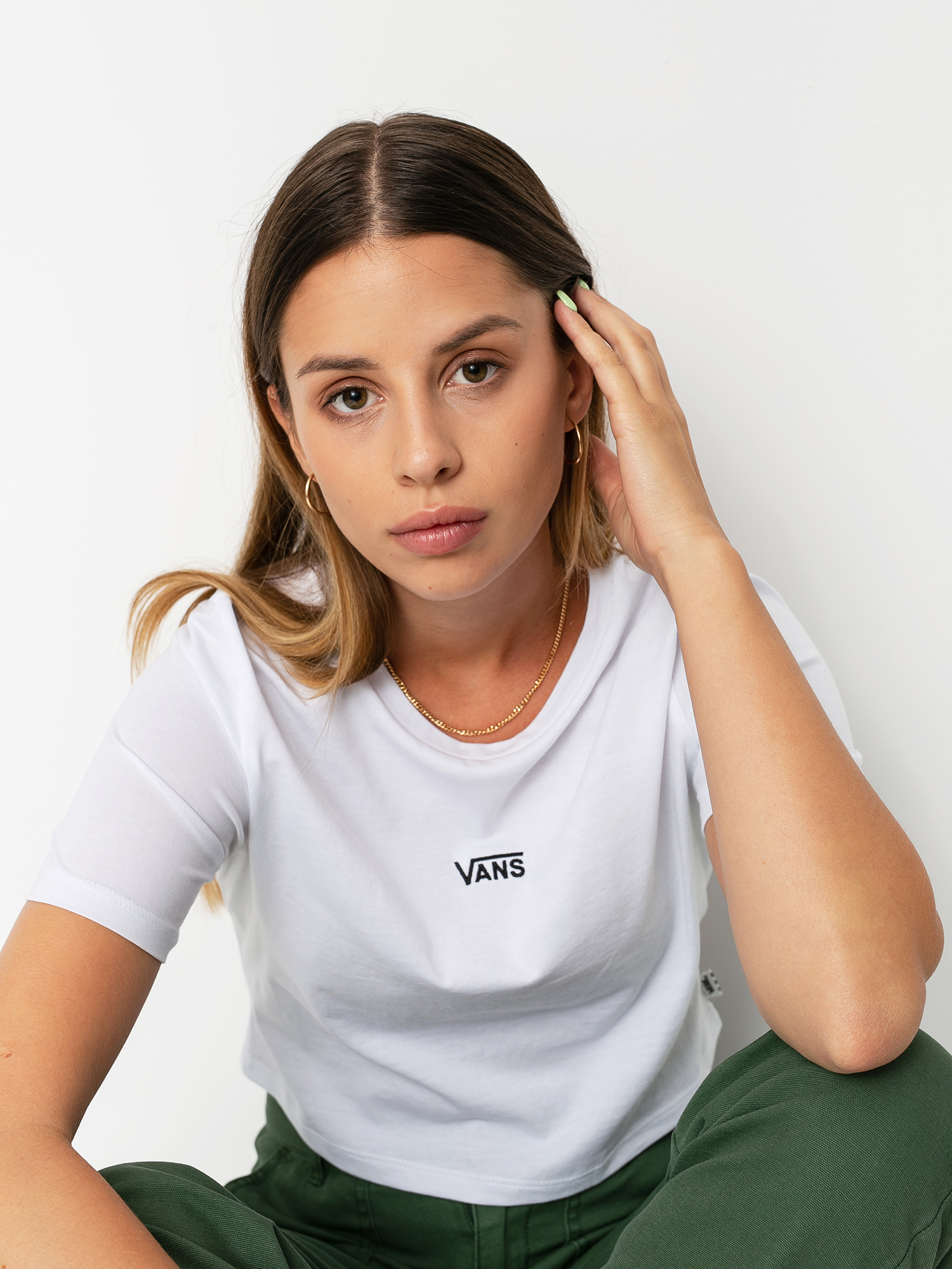 T-shirt Vans Flying V Crop Sport Wmn (white)