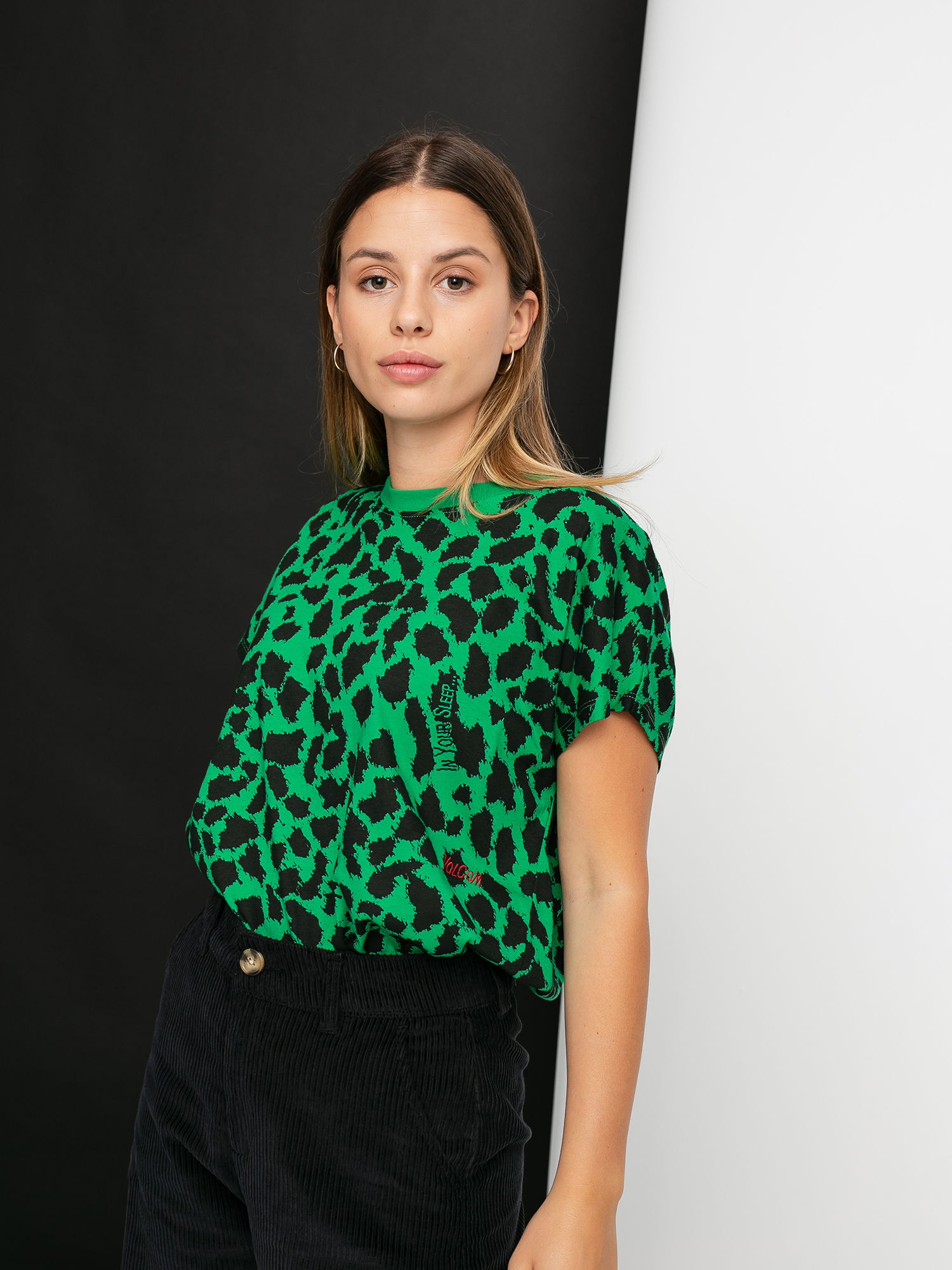 T-shirt Volcom Greenfuzz Wmn (scaromatic green)