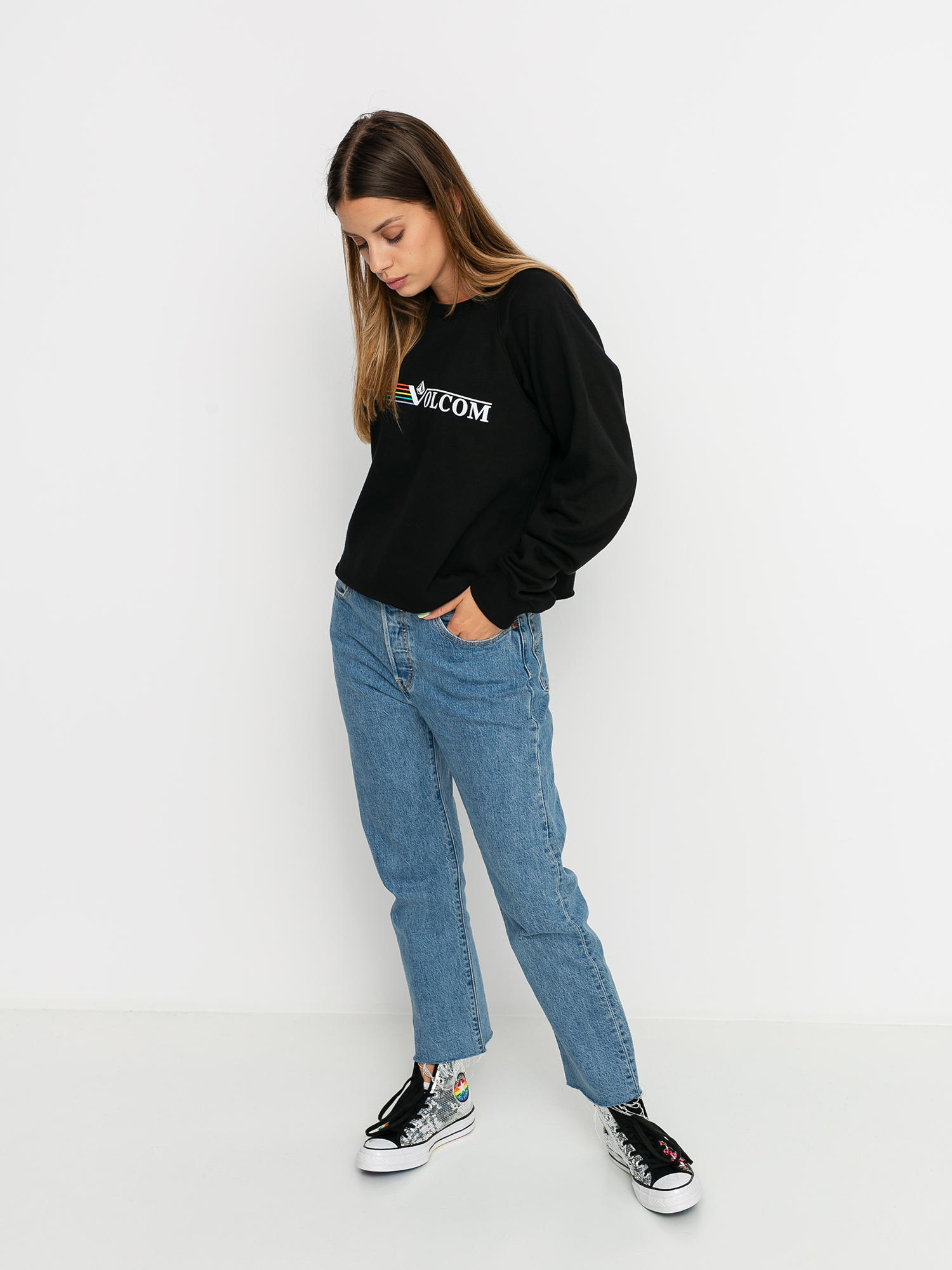 Bluza Volcom Truly Stoked Wmn (black)