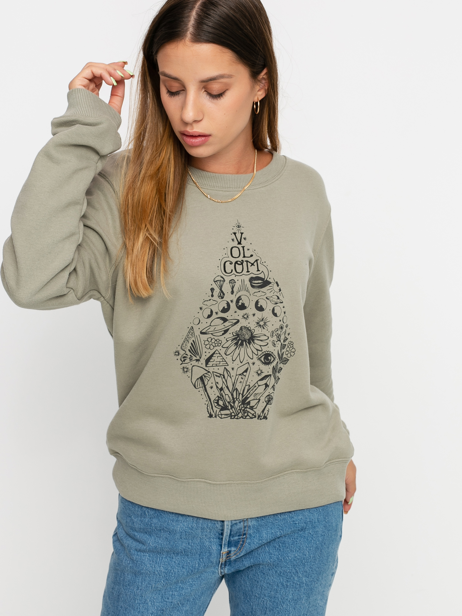 Bluza Volcom Sound Check HD Wmn (green tea)