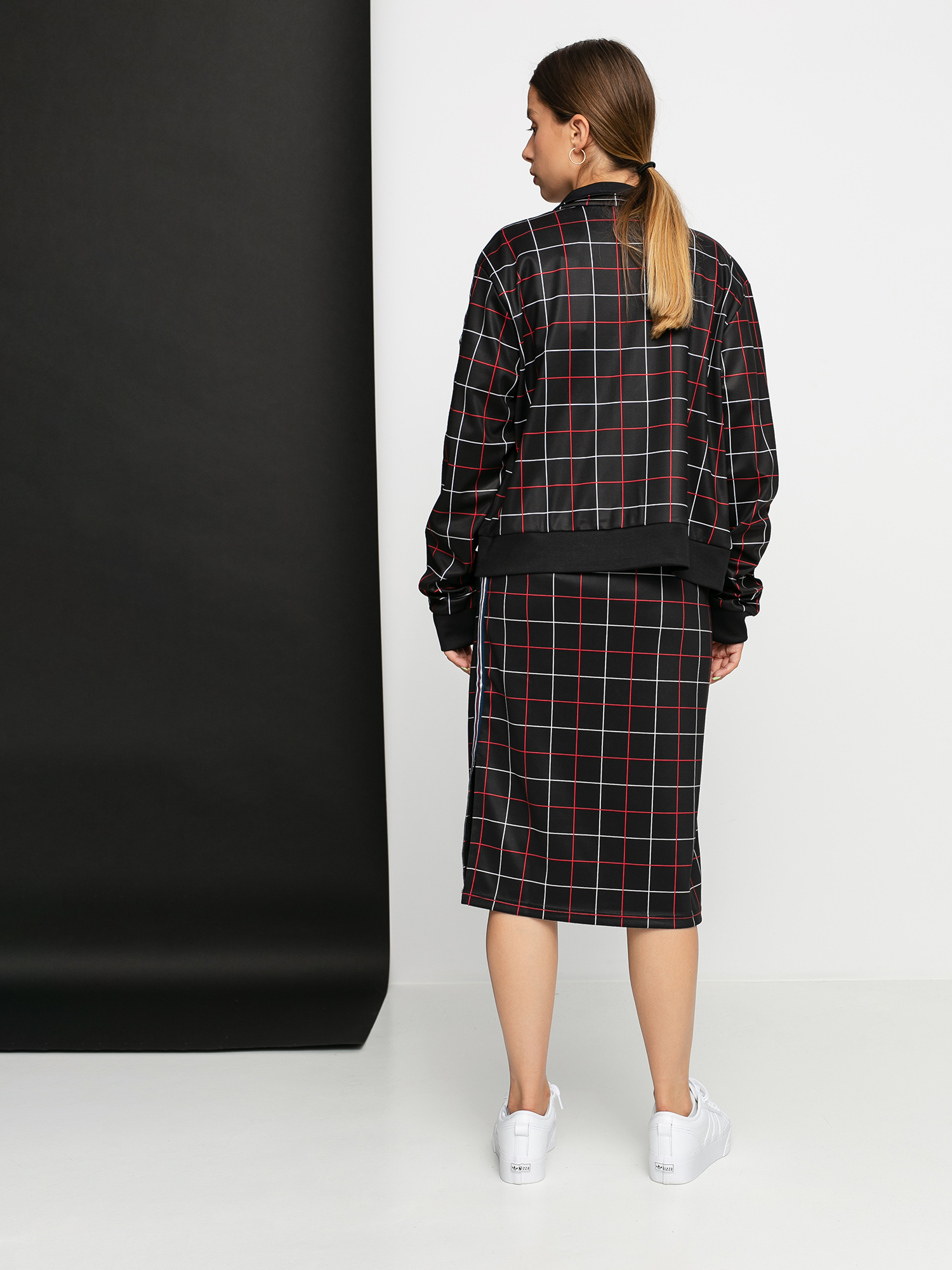 Spódnica Fila Walvia Wmn (black check allover)