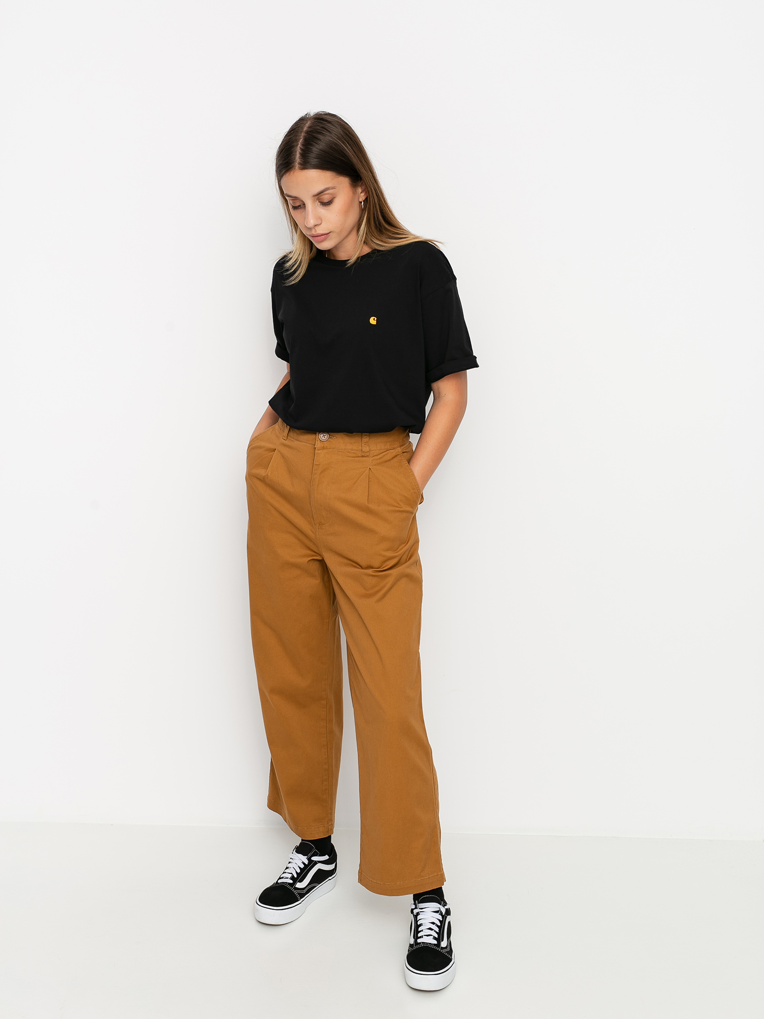 T-shirt Carhartt WIP Chase Wmn (black/gold)