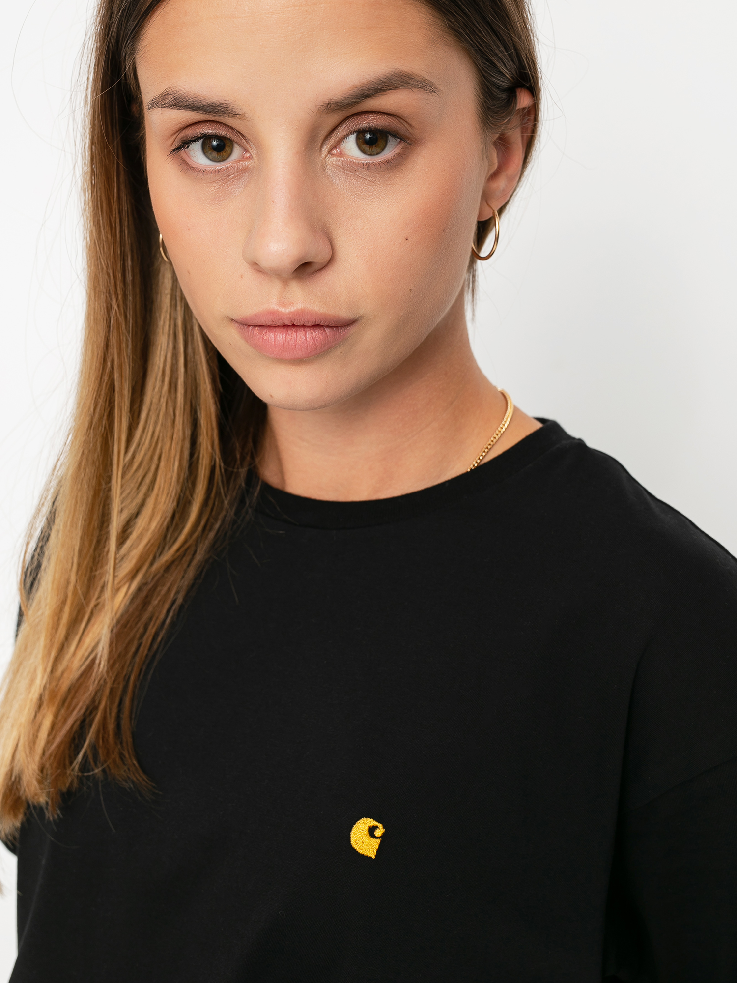 T-shirt Carhartt WIP Chase Wmn (black/gold)
