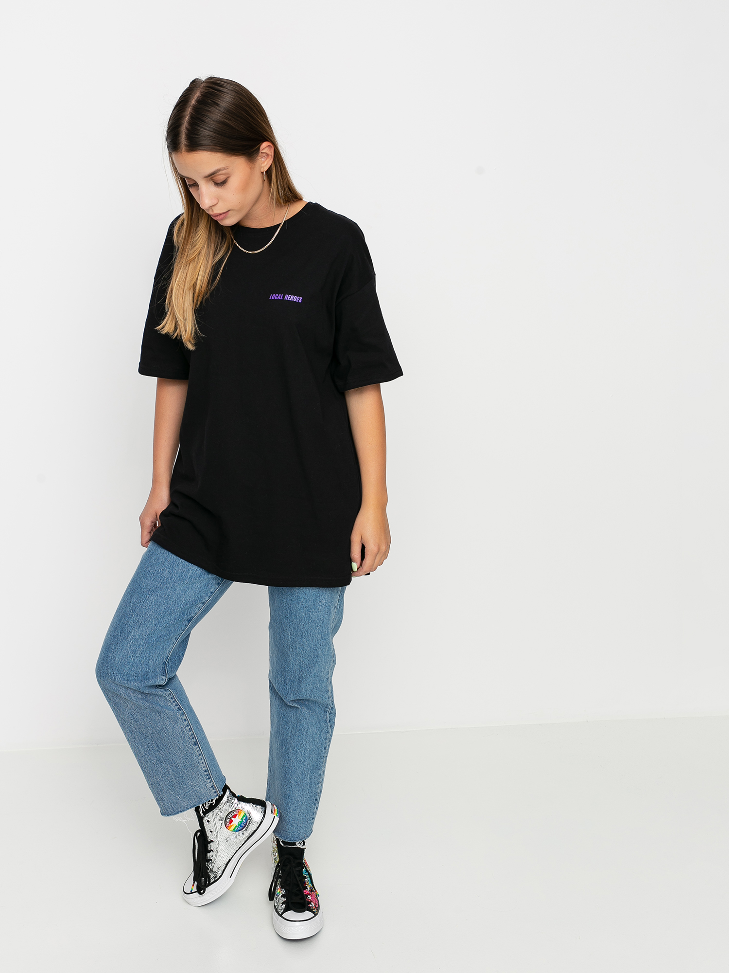 T-shirt Local Heroes Blur Passion Wmn (black)