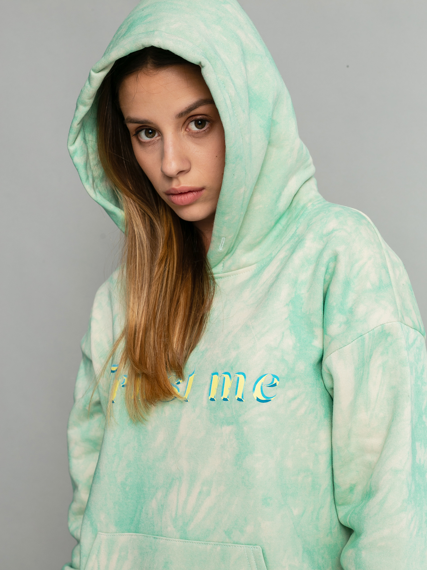 Bluza z kapturem Local Heroes Trust Me HD Wmn (green)