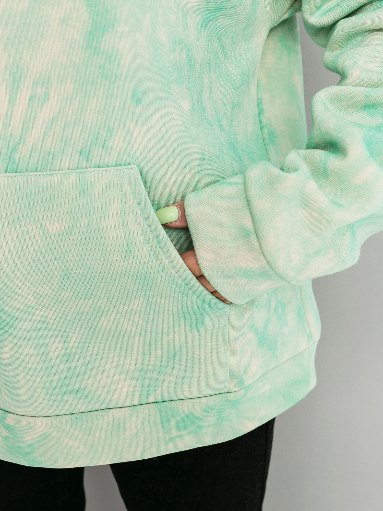 Bluza z kapturem Local Heroes Trust Me HD Wmn (green)