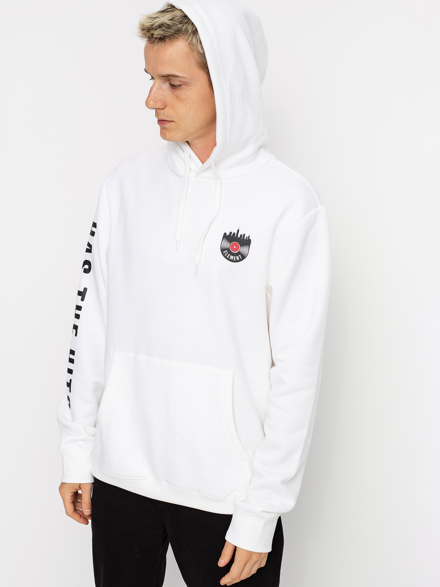 Bluza z kapturem Element Vinnys HD (optic white)