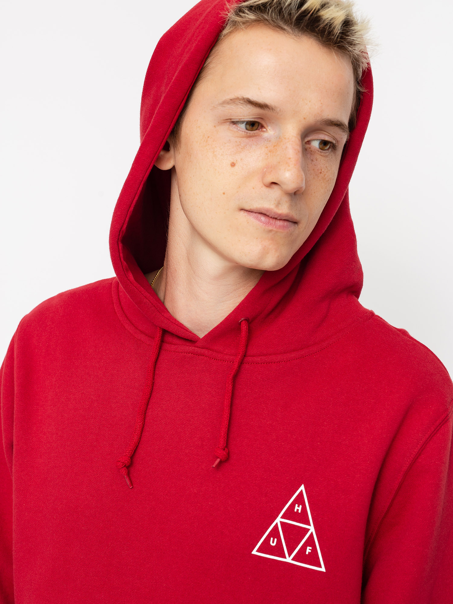 Bluza z kapturem HUF Essentials TT HD (rio red)