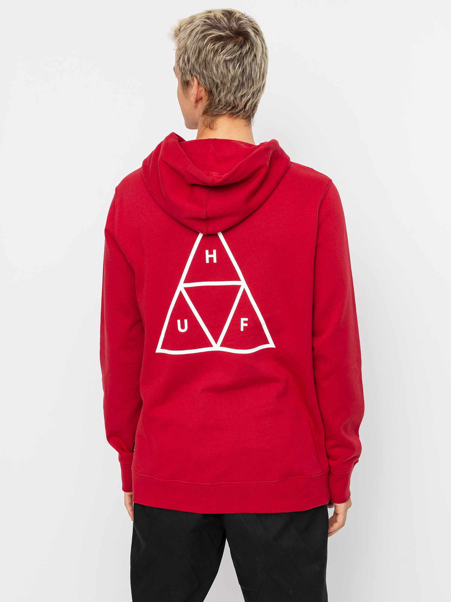 Bluza z kapturem HUF Essentials TT HD (rio red)