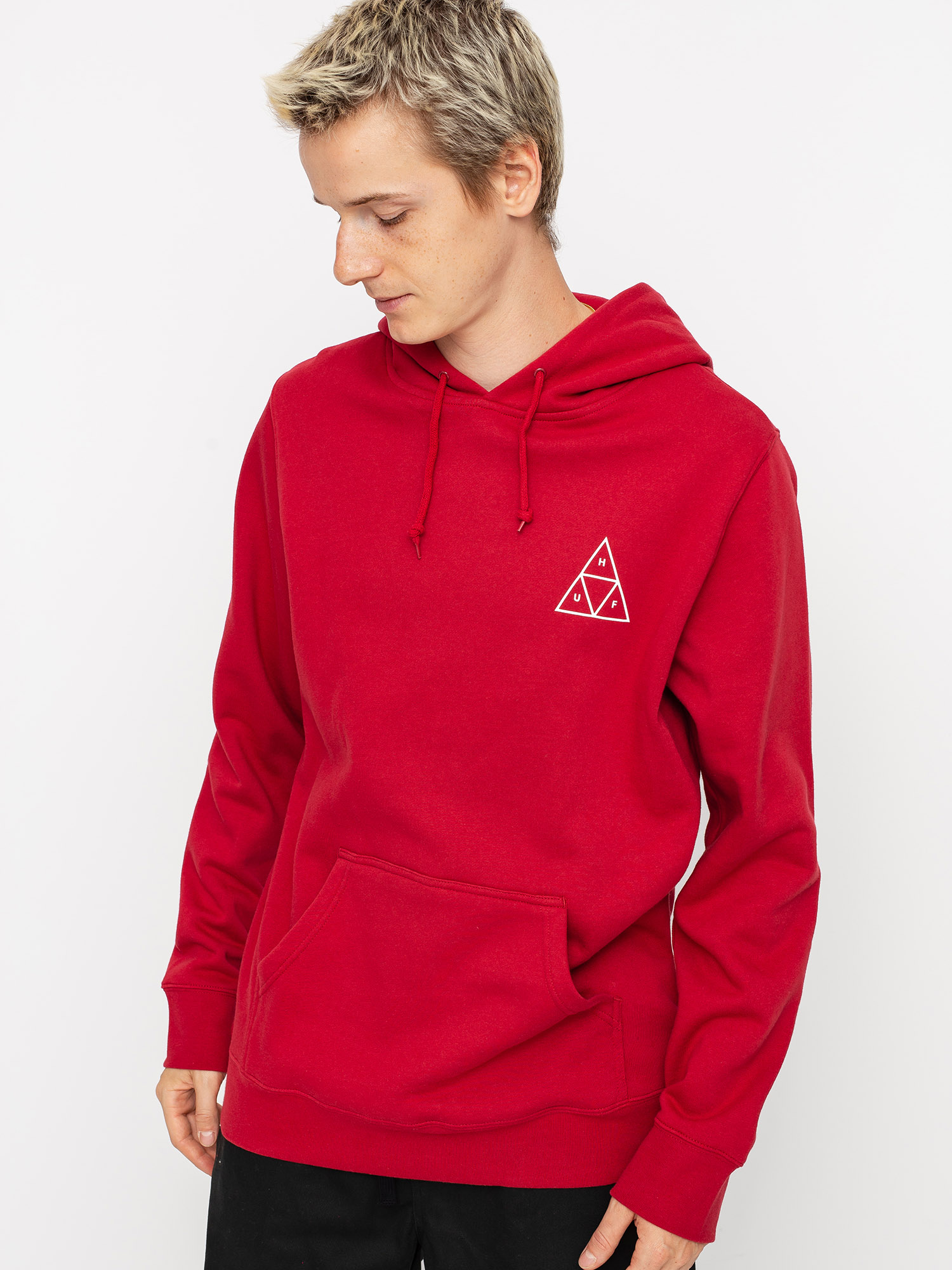 Bluza z kapturem HUF Essentials TT HD (rio red)