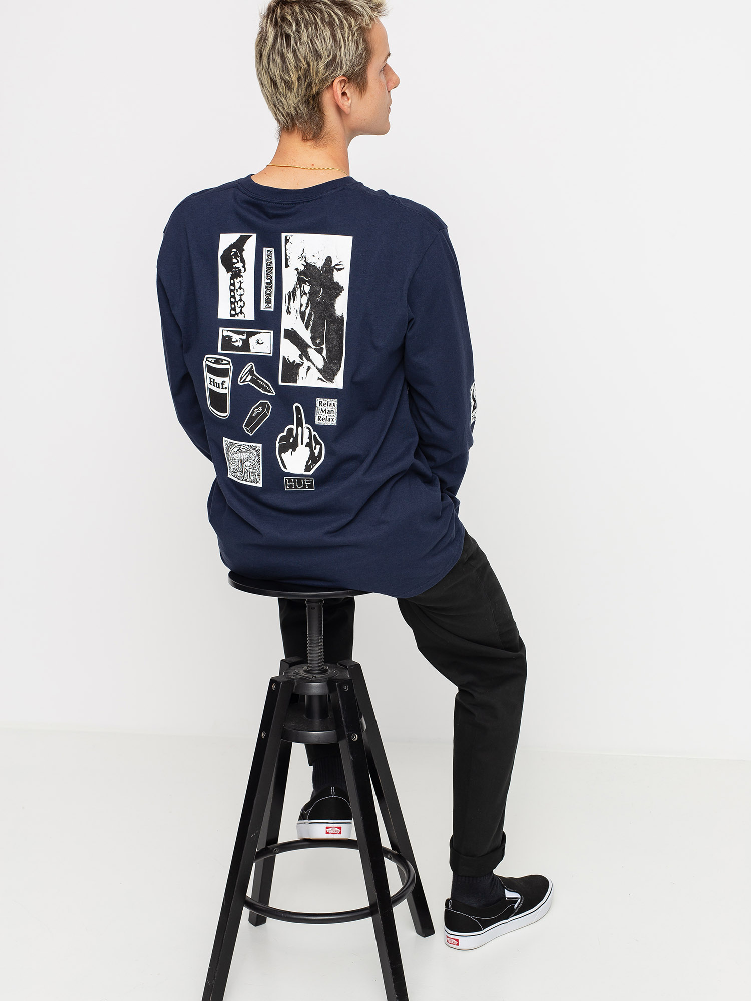 Longsleeve HUF Masters (french navy)