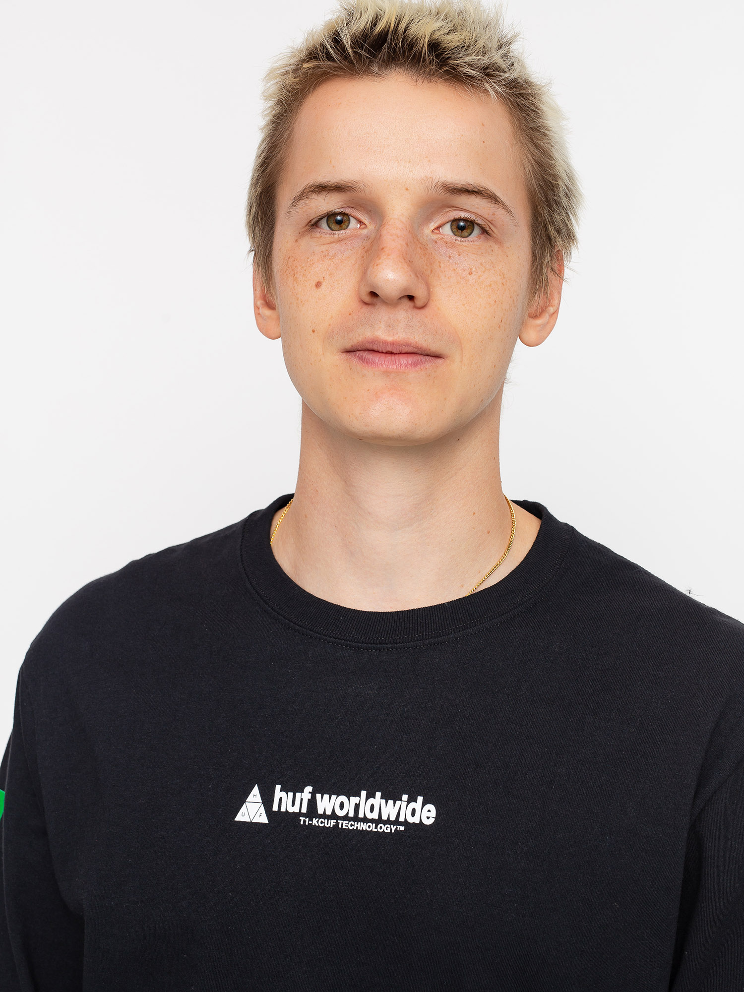 Longsleeve HUF Flag Union (black)