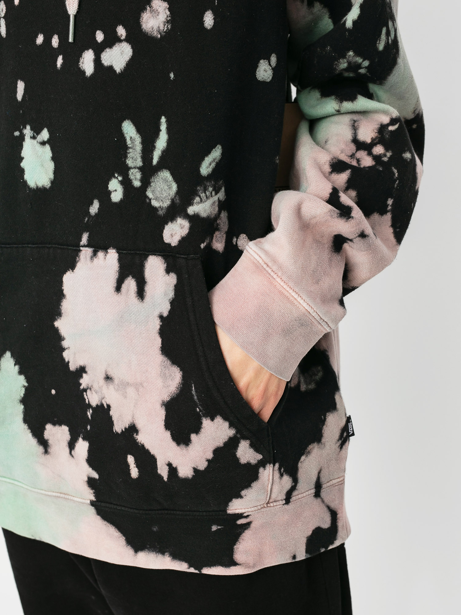 Bluza z kapturem Vans Hell Yeah HD (black tie dye)