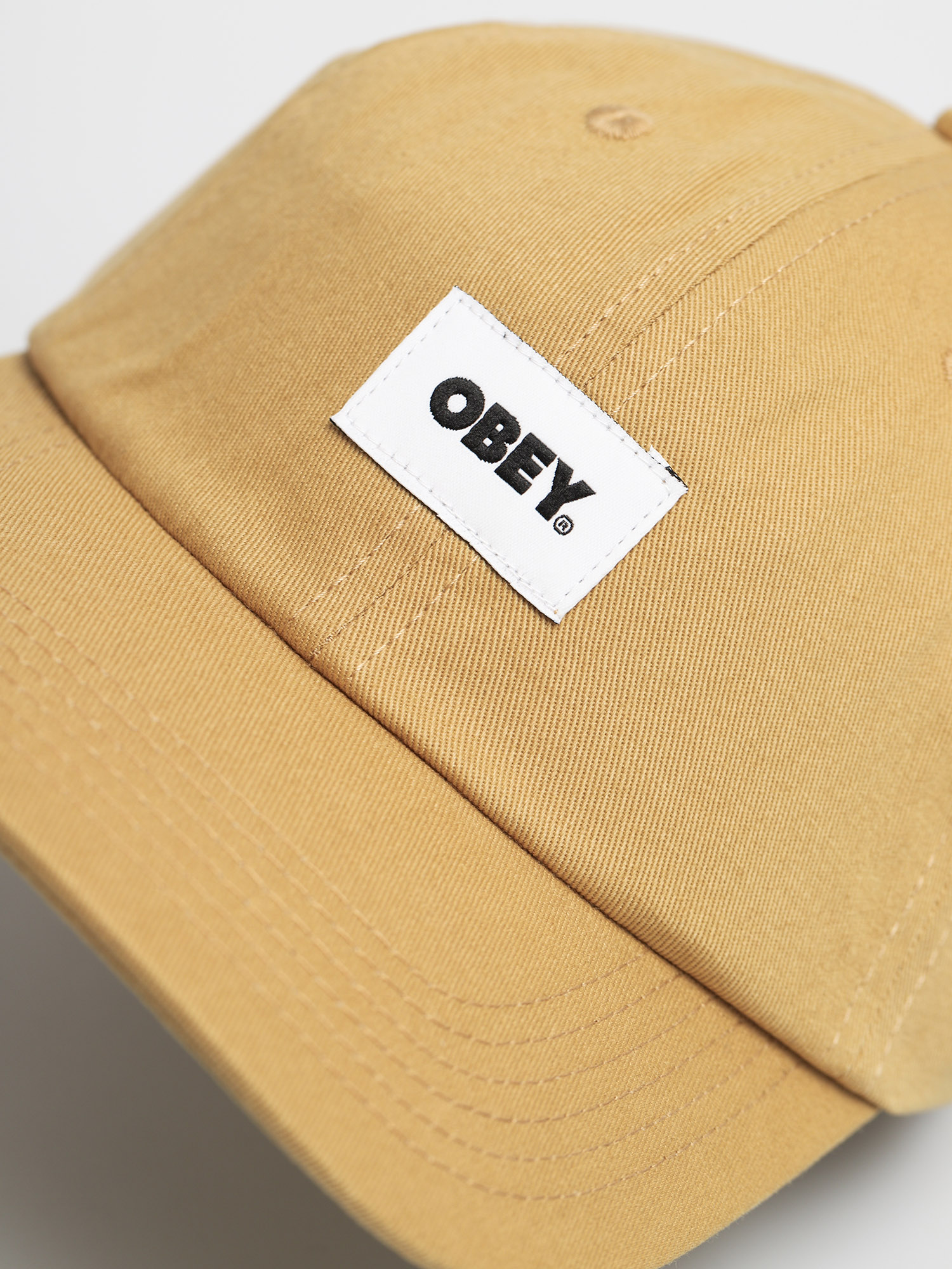 Czapka z daszkiem OBEY Bold Label Organic 6p ZD (almond)