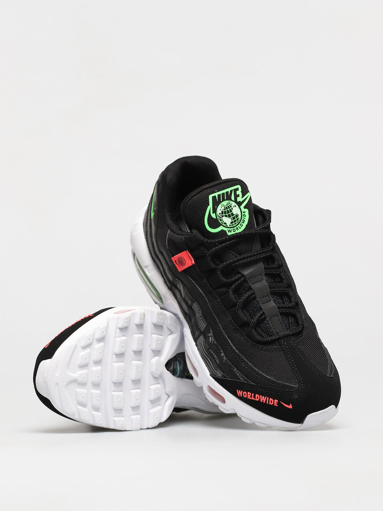 air max 95 se レア！ Buty Nike Air Max 95 SE - czarny (black/white green strike