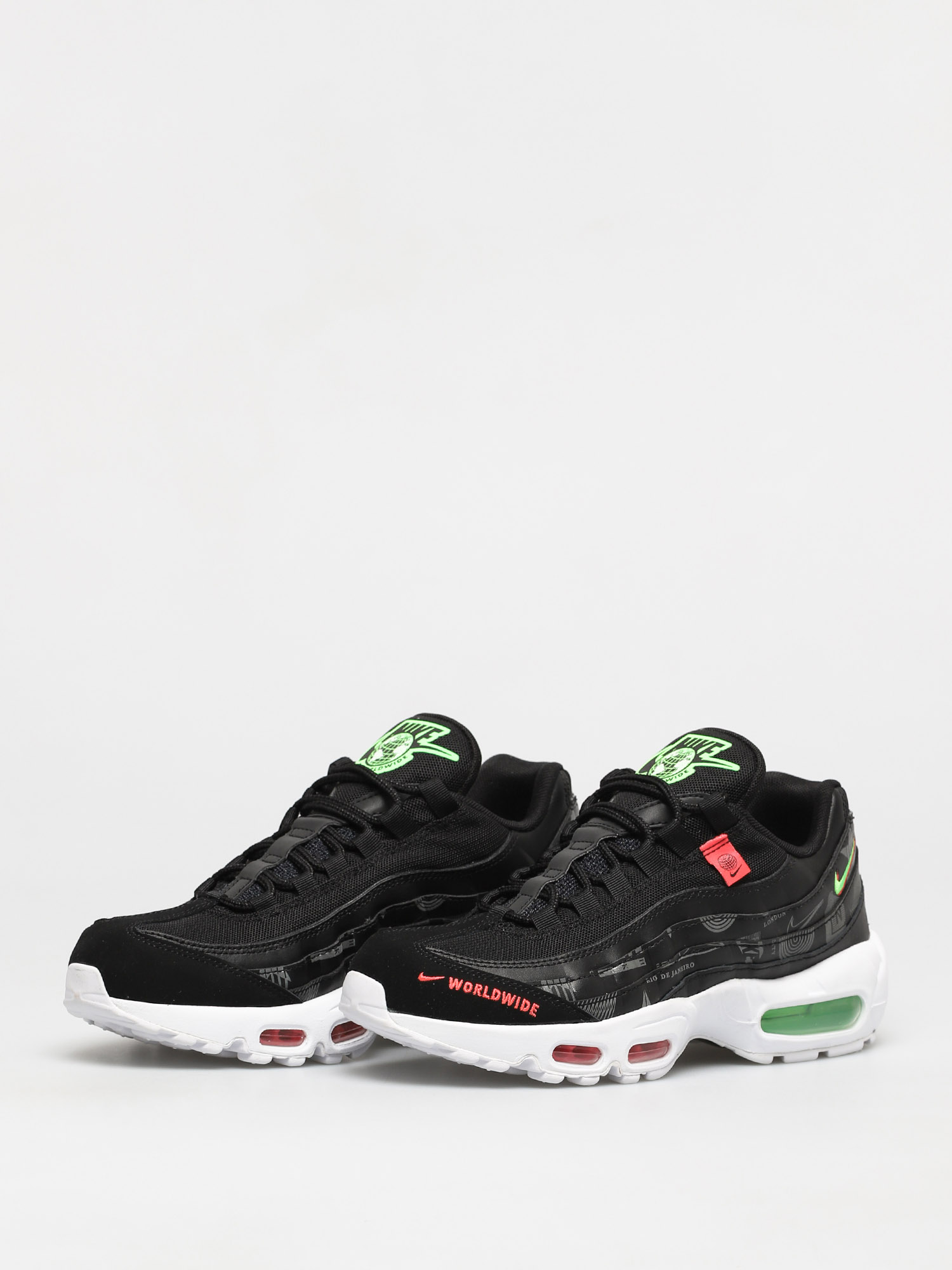 Buty Nike Air Max 95 SE (black/white green strike flash crimson)