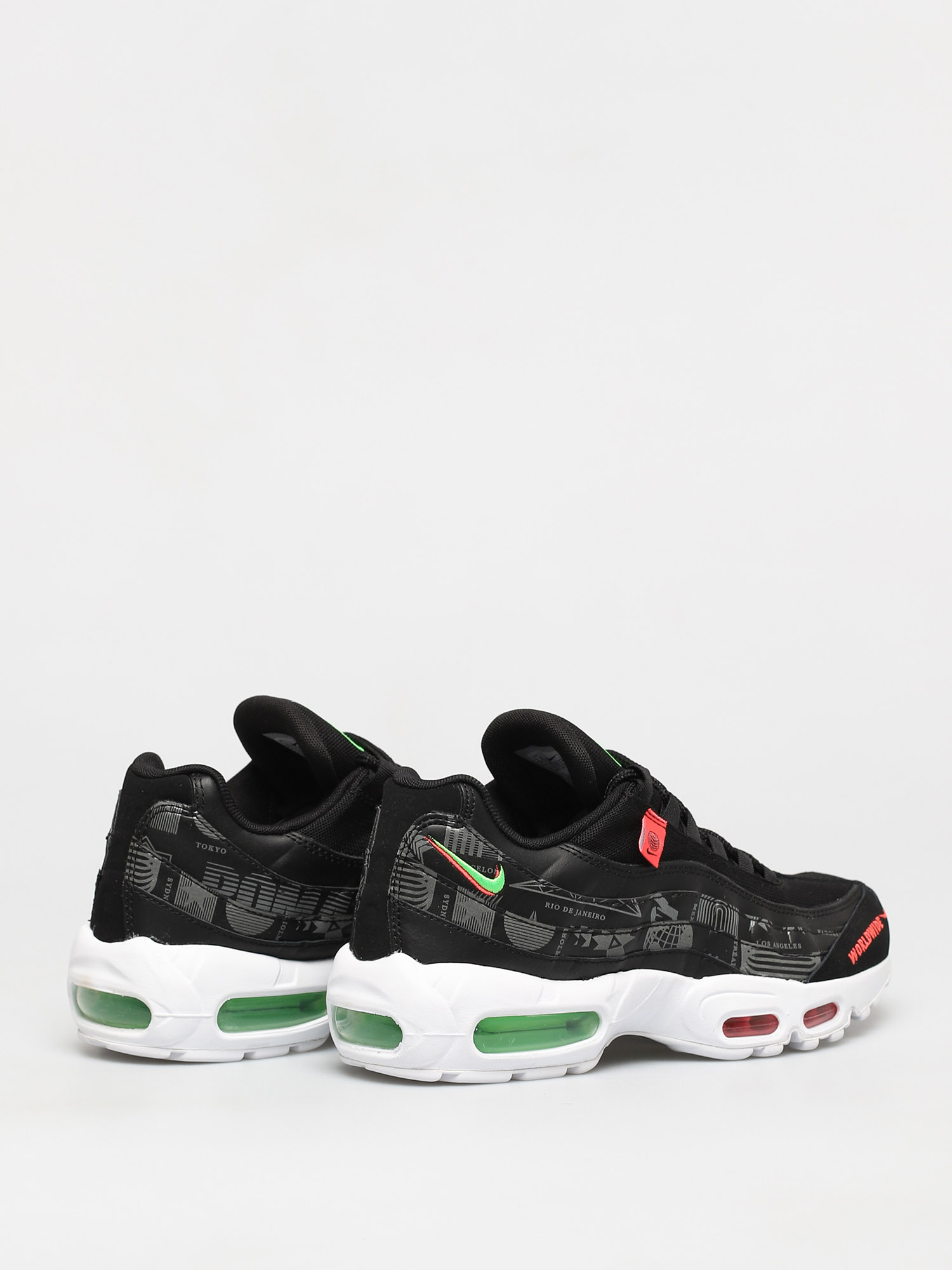 Buty Nike Air Max 95 SE (black/white green strike flash crimson)