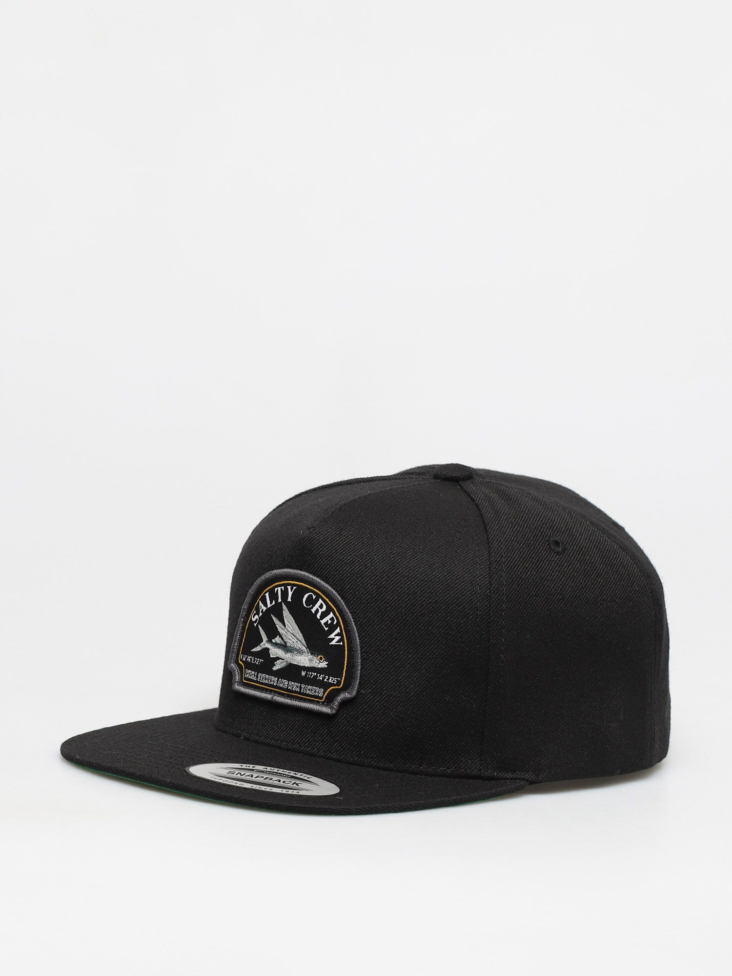 Czapka z daszkiem Salty Crew Flyer 5 Panel ZD (black)